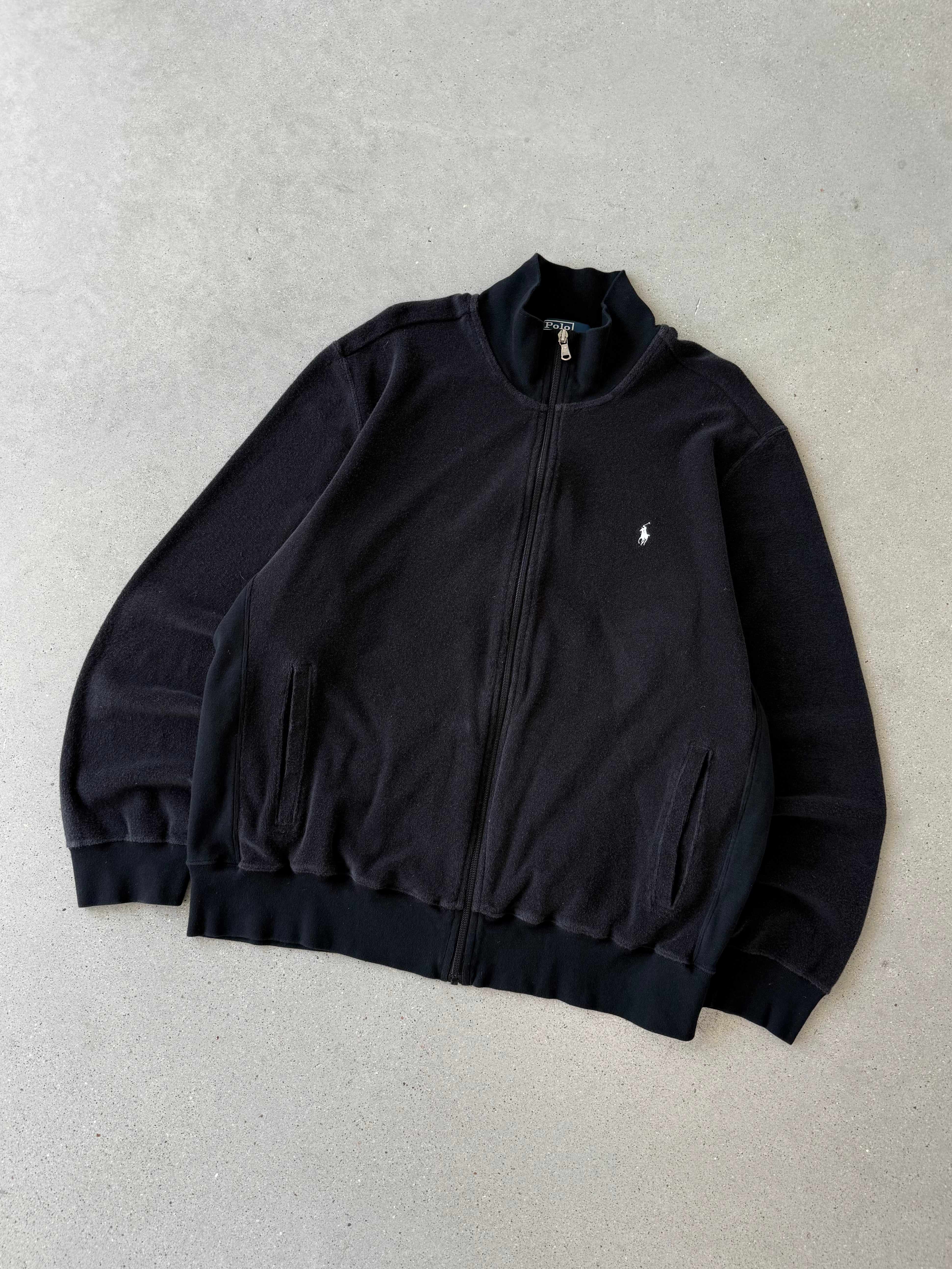 Vintage Polo Ralph Lauren Black (texture) Jacket - XL