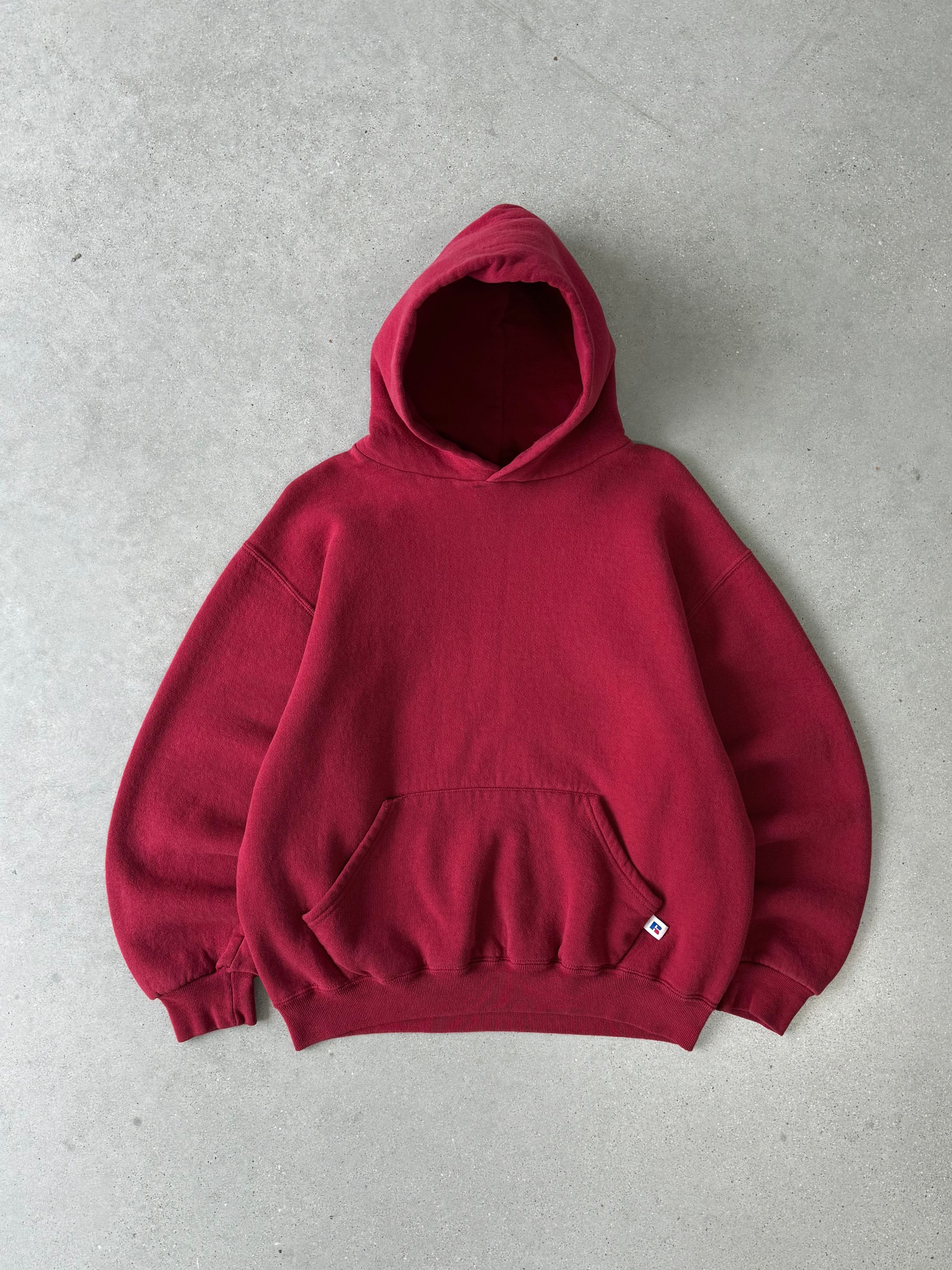 Vintage Russell Athletic Red Hoodie - S