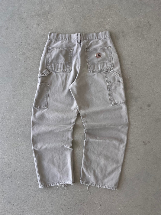 Vintage Carhartt Off-white Carpenter Pants - 30x29