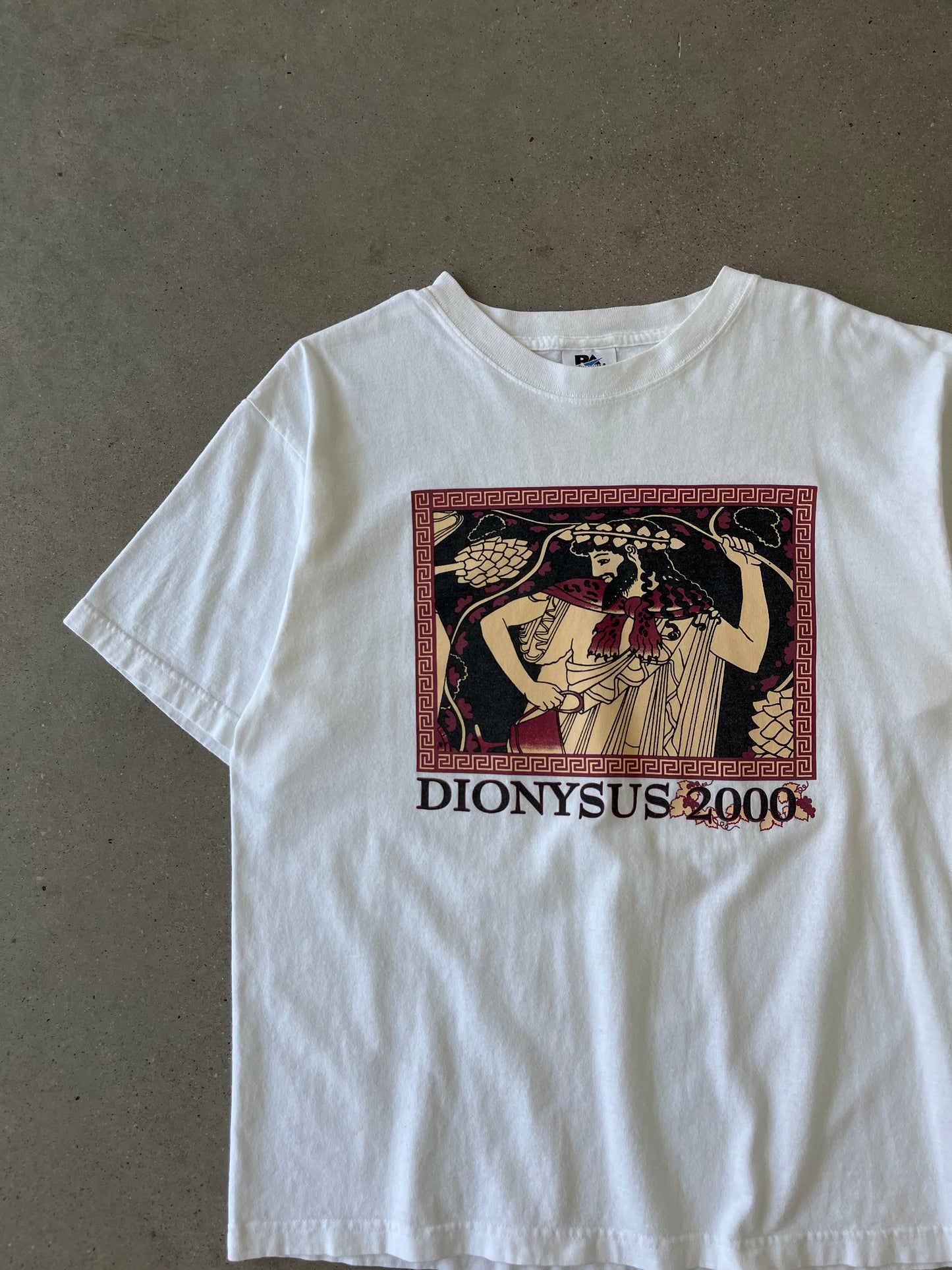 Vintage 2000 DIONYS Greek Tee - L