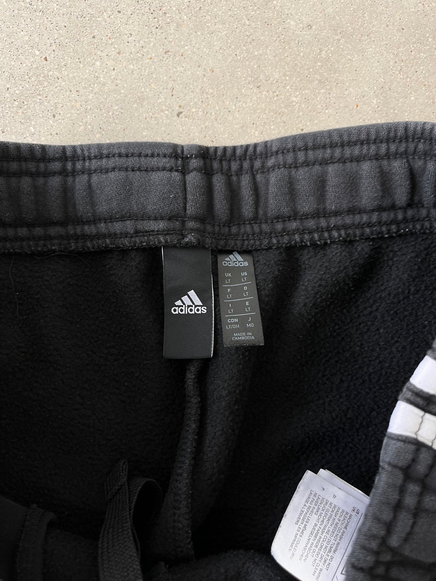 Vintage Adidas Black Sweatpants - L