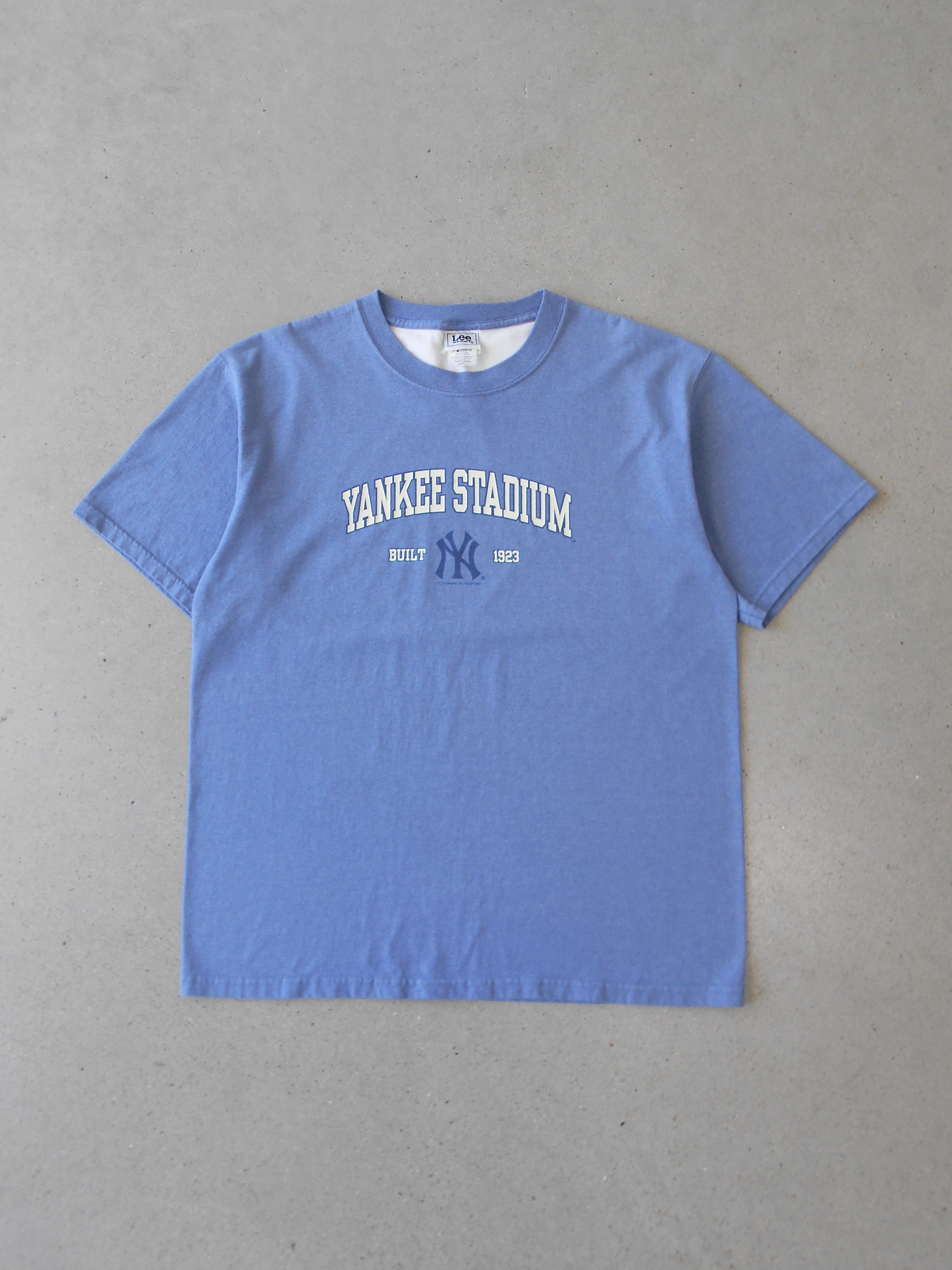 Vintage 2000 NY Yankees Sage Blue Lee Tee - L