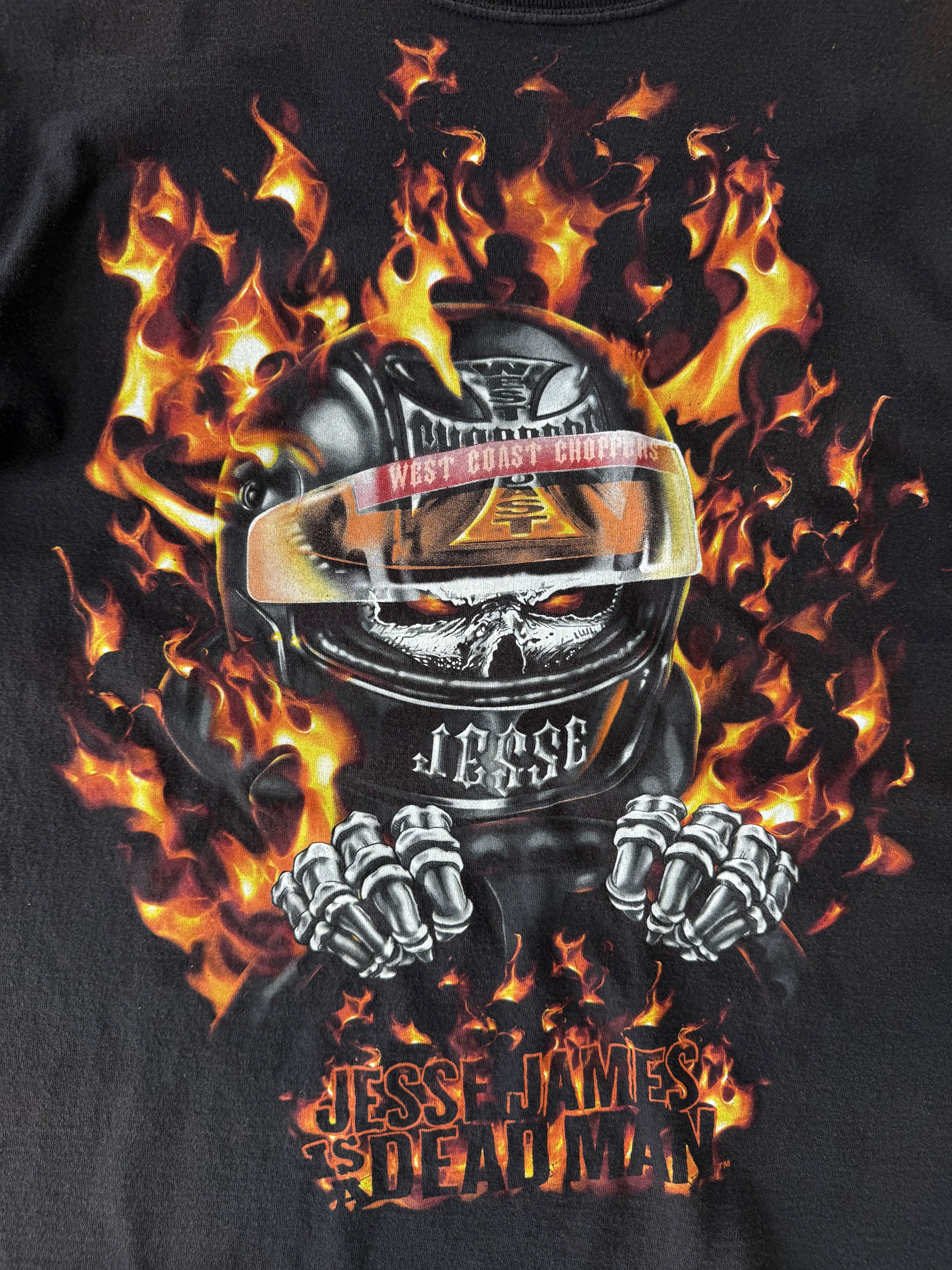 Vintage West Coast Choppers 'Jesse James is a Dead Man' Tee - XL