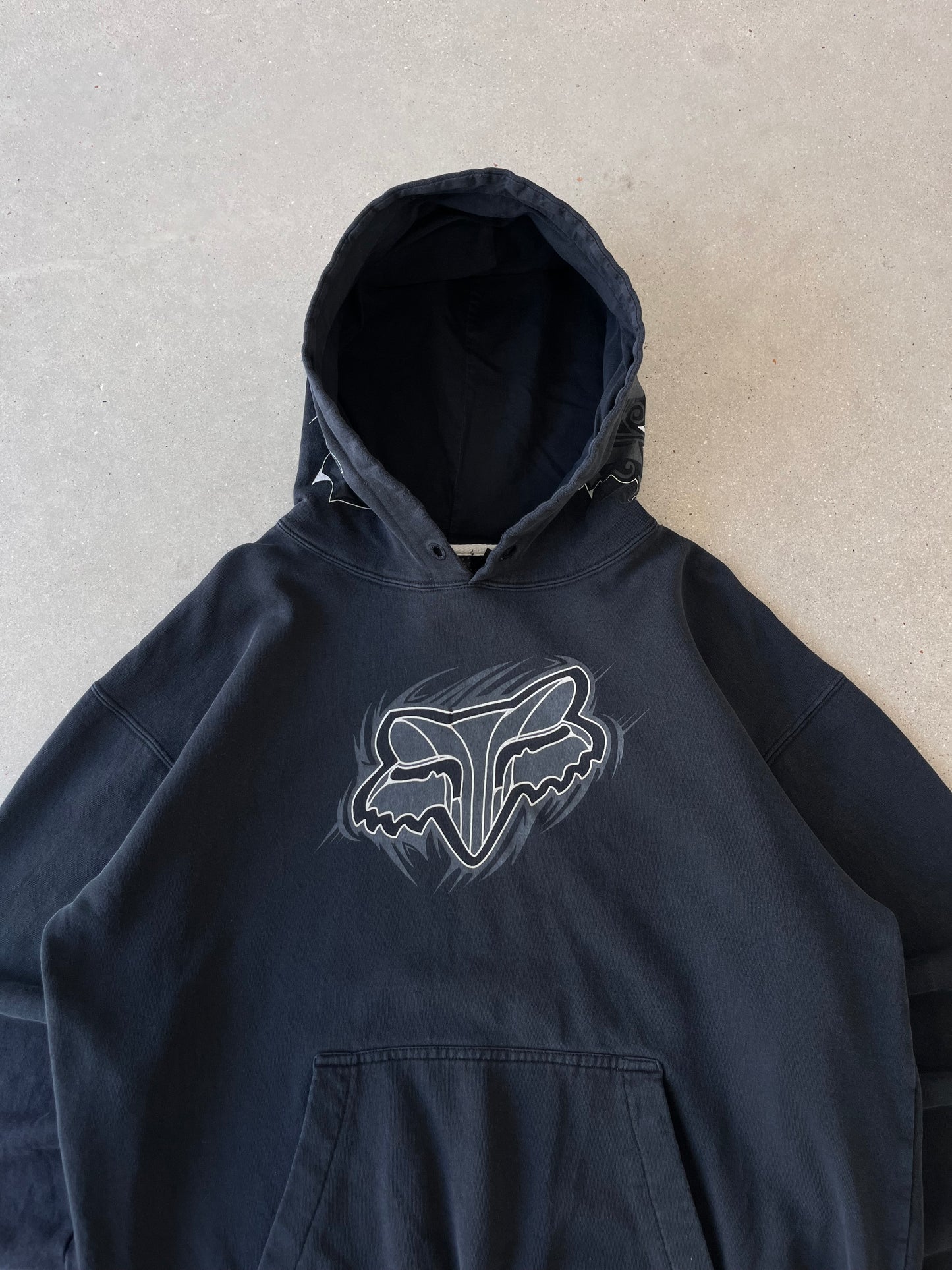 Vintage Y2K FOX Hoodie - XL