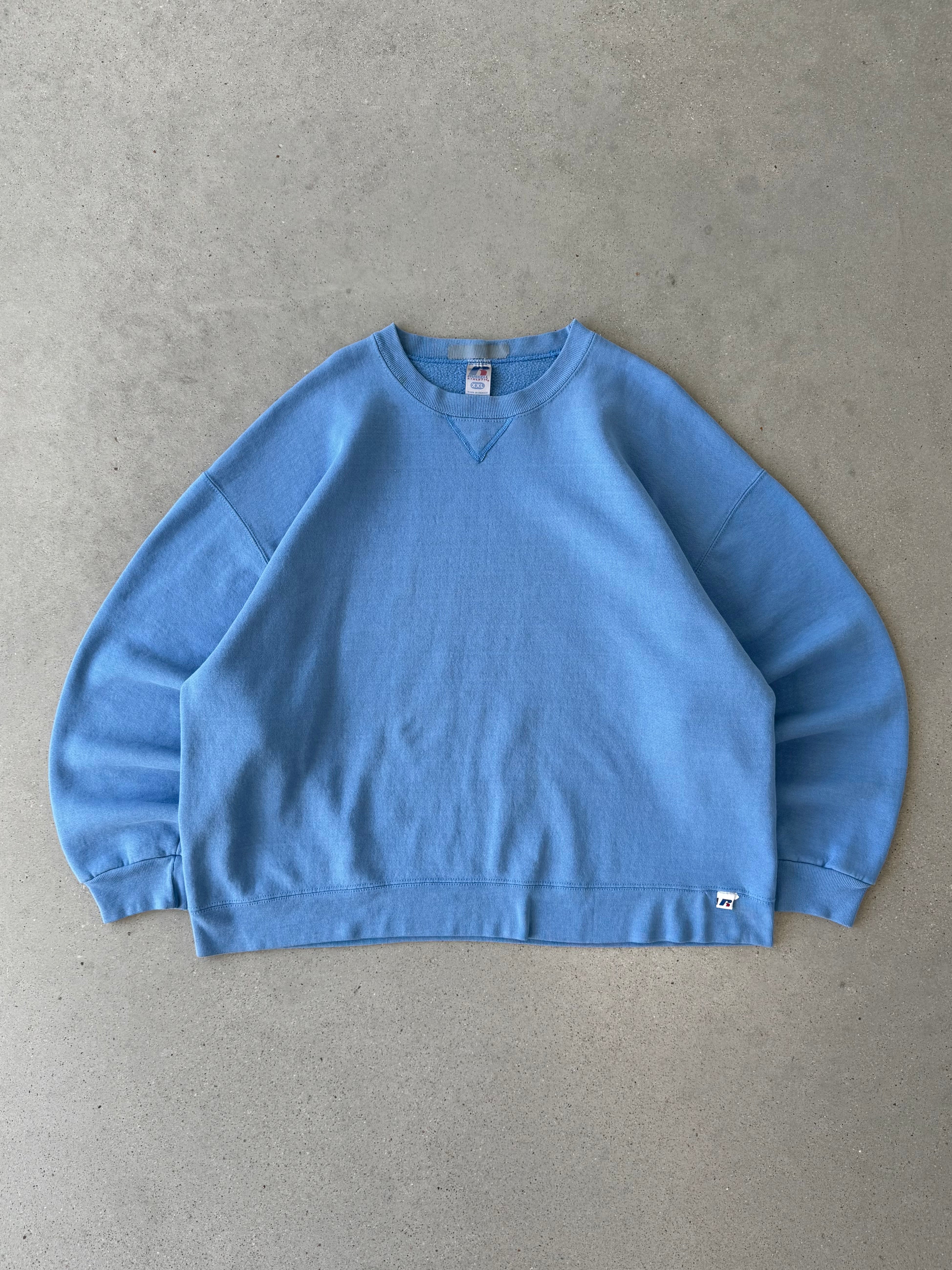 Vintage Russell Athletic Baby Blue Sweatshirt - XXL
