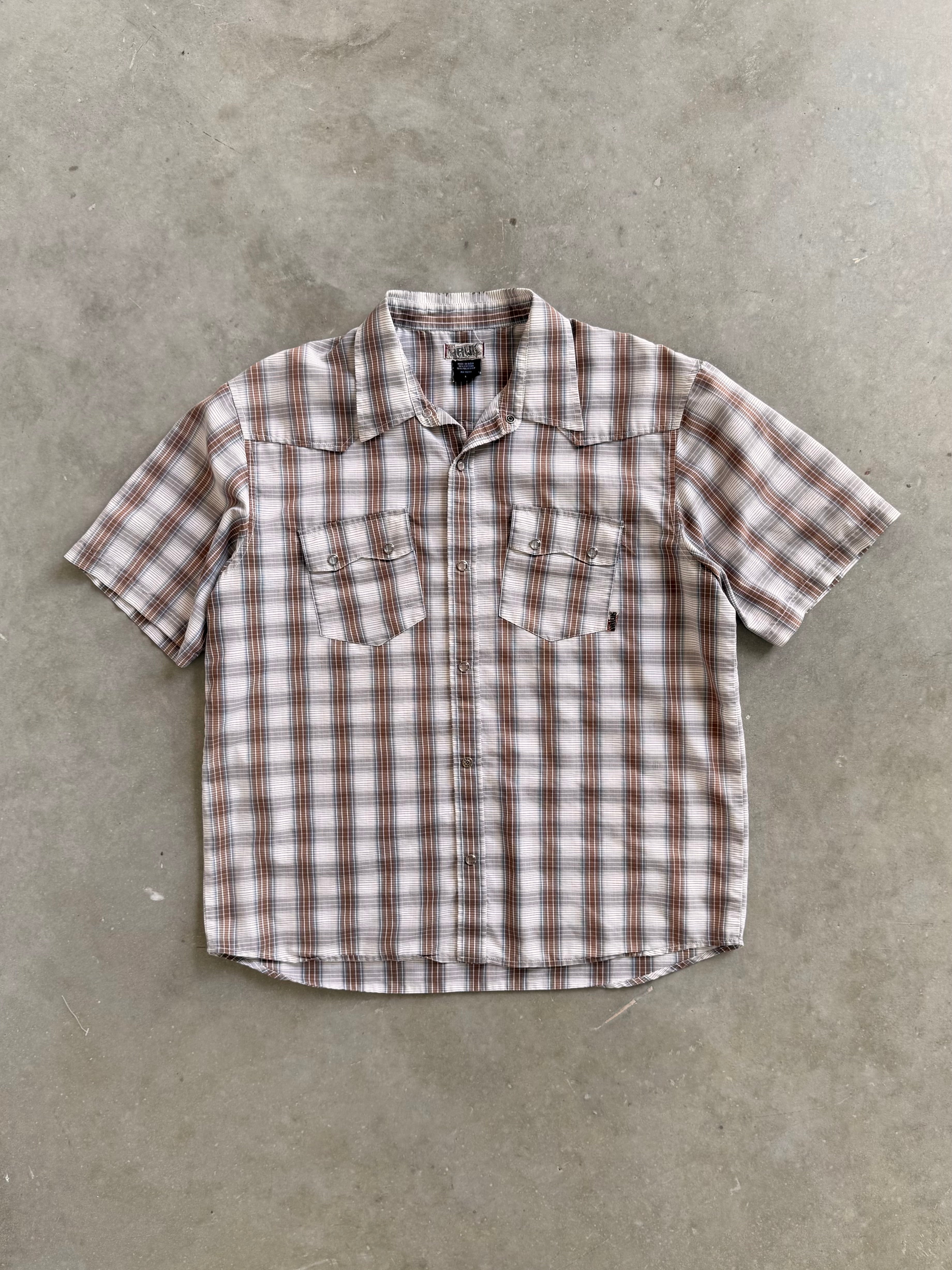 Vintage HAWK Button-up - L