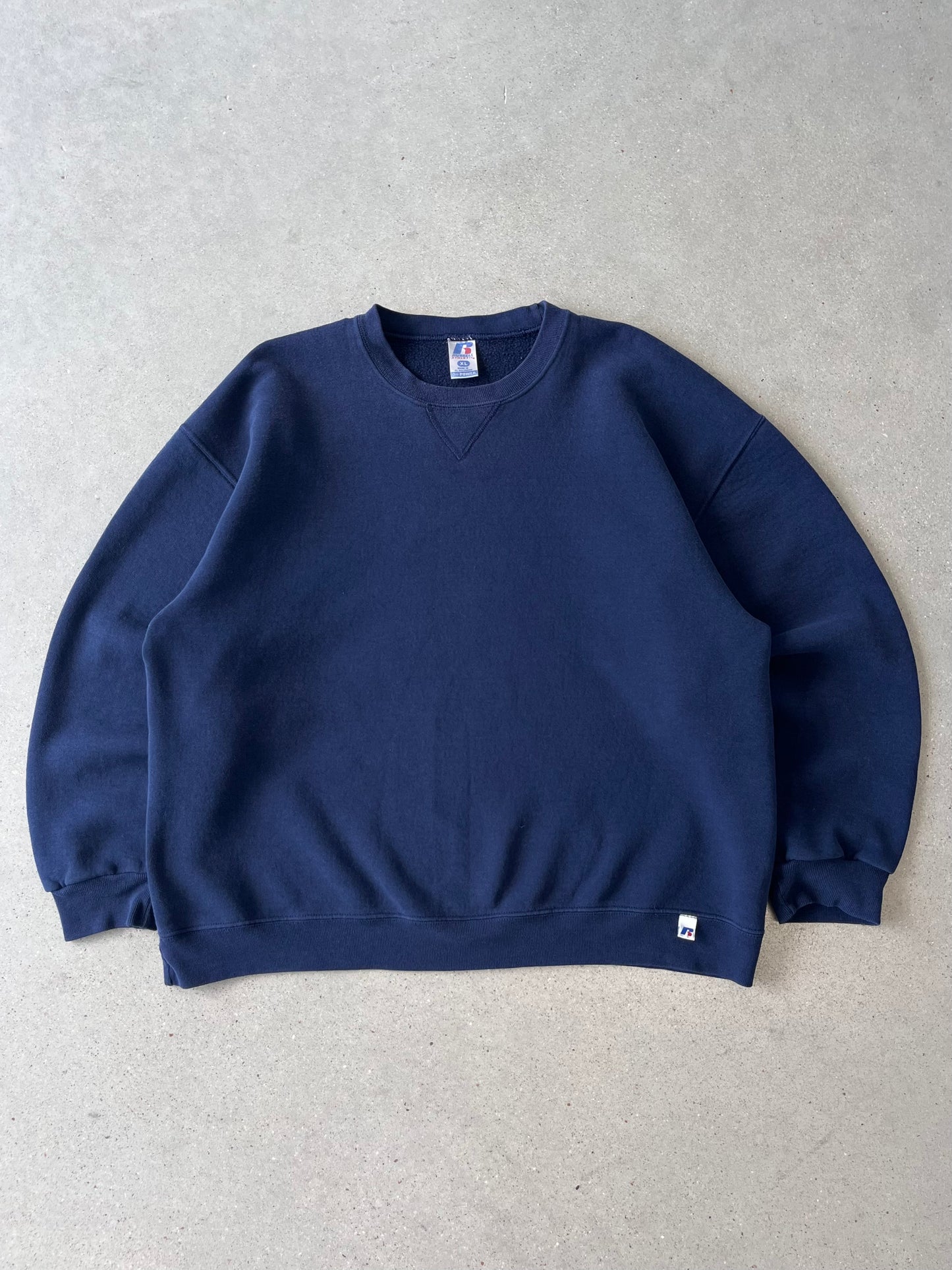 Vintage Russell Athletic Navy Crewneck - XL