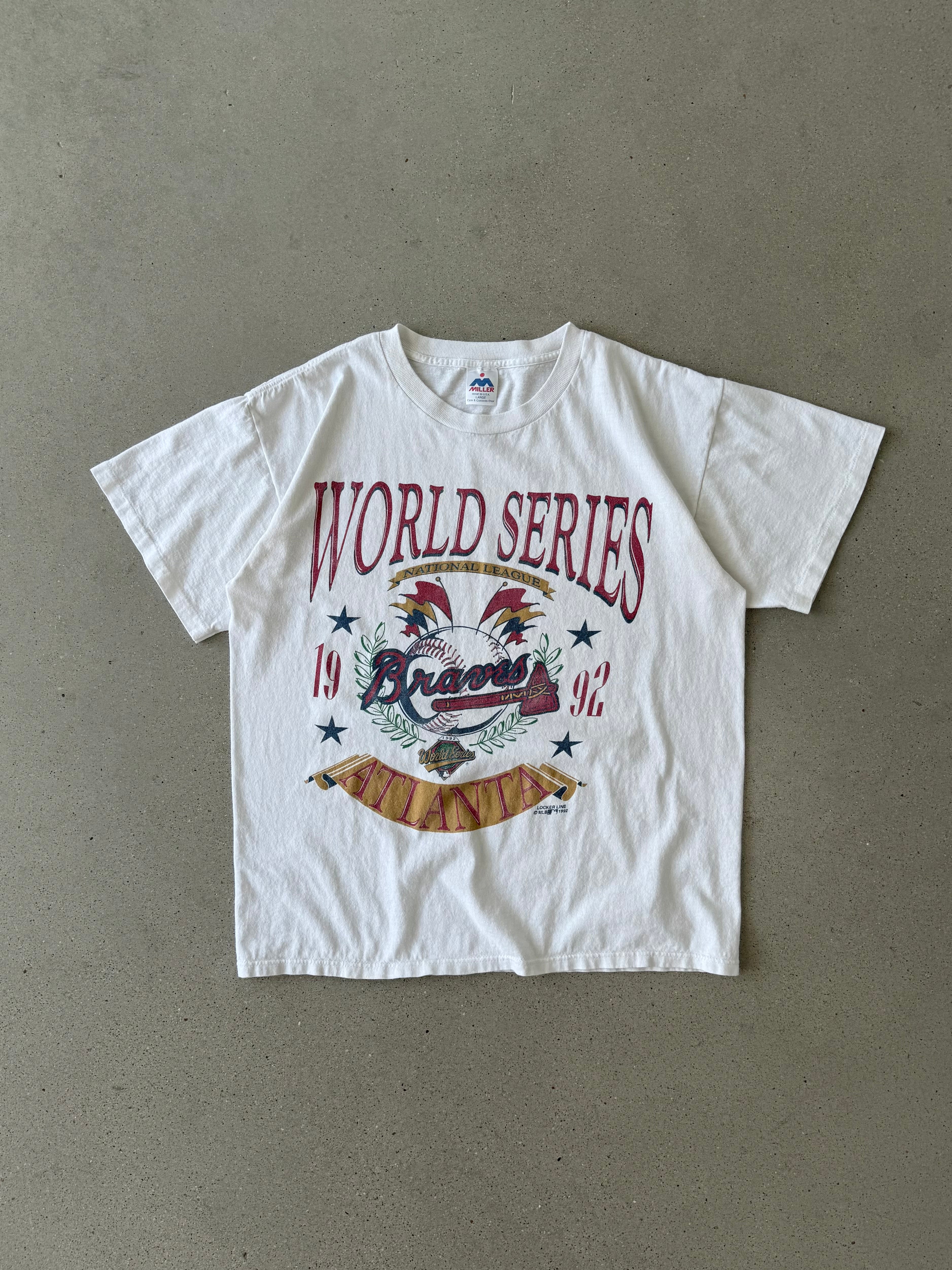 Vintage 1992 Braves World Series Tee - L