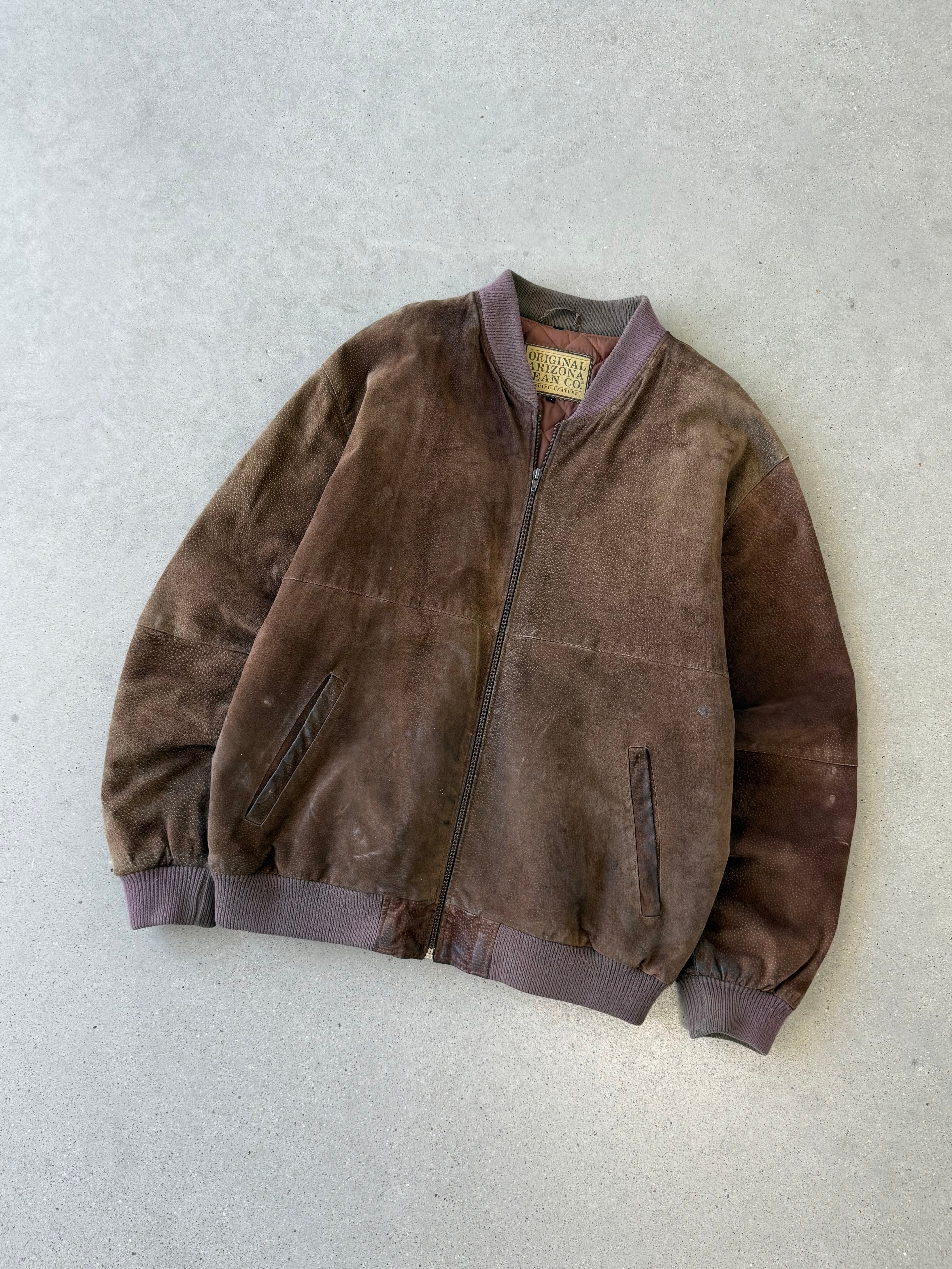 Vintage Original Arizona Jean Co. Suede Leather Jacket - M