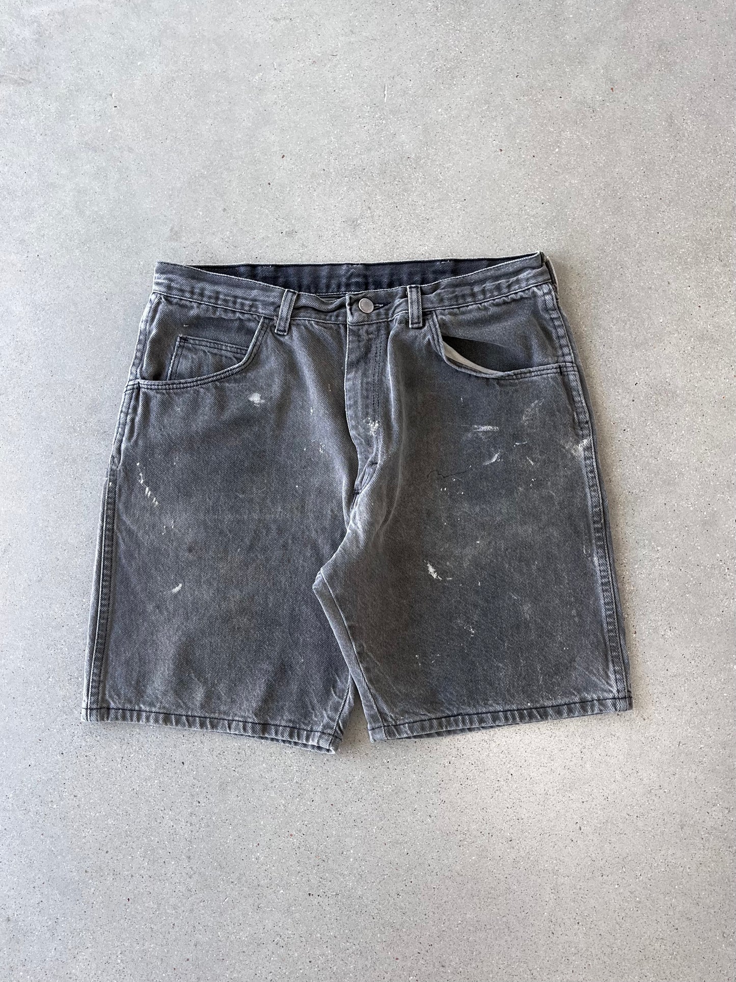 Vintage Wrangler Painter's Faded Jorts -  32