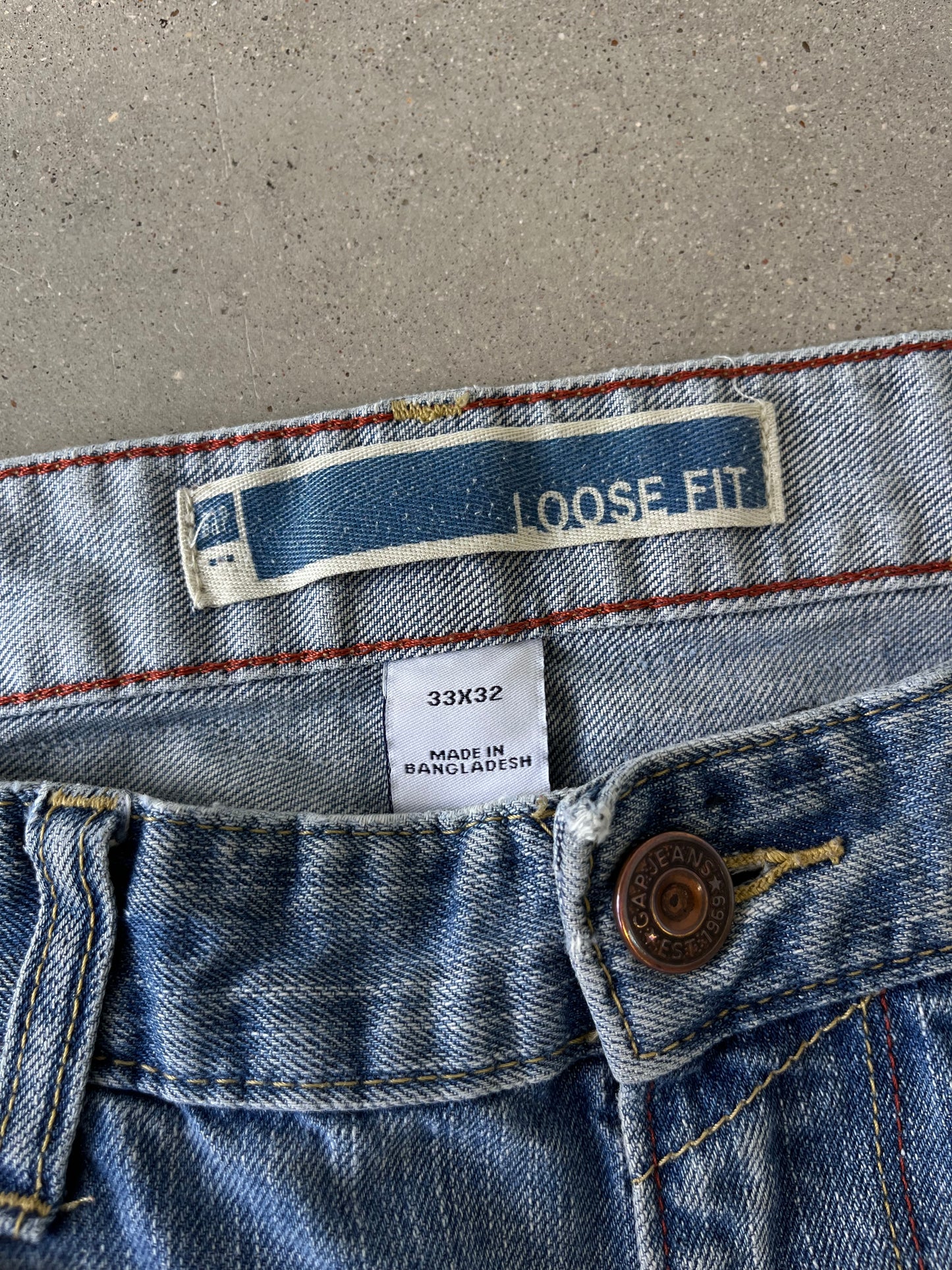 Vintage Y2K GAP Loose Denim - 33x31