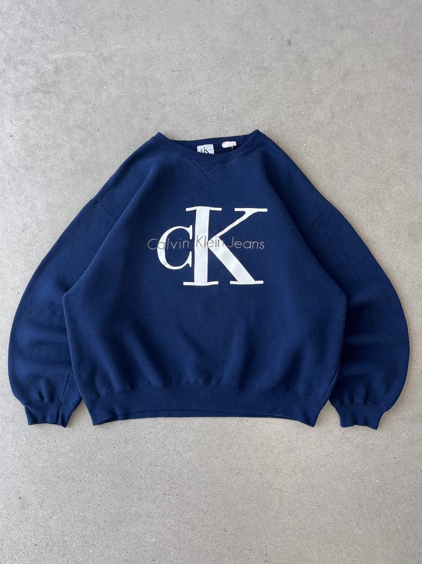 Vintage Calvin Klein Jeans Navy Crewneck - XL