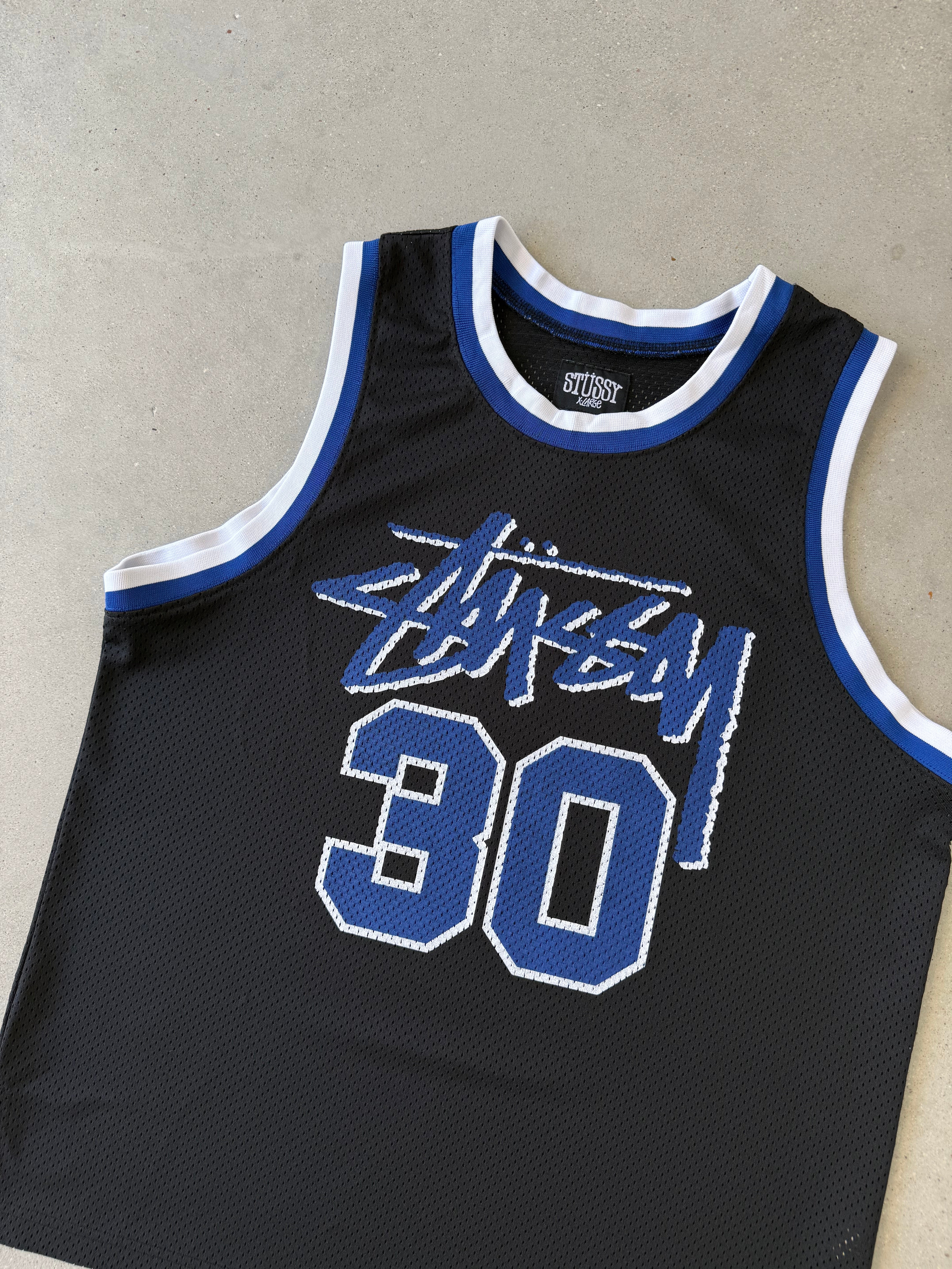 Vintage Stussy Basketball Jersey #30 - XL