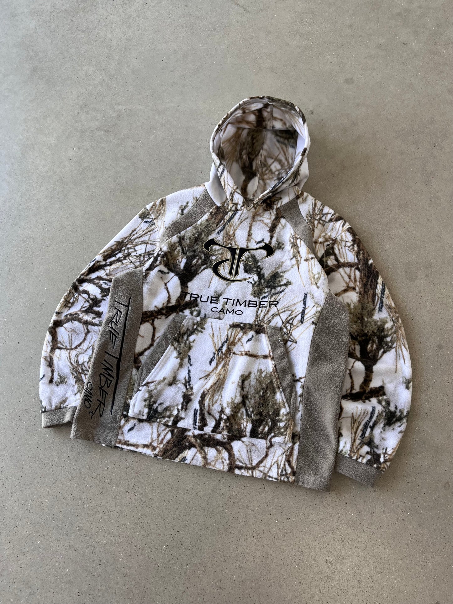 Vintage True Timber Realtree Fleece Hoodie - M