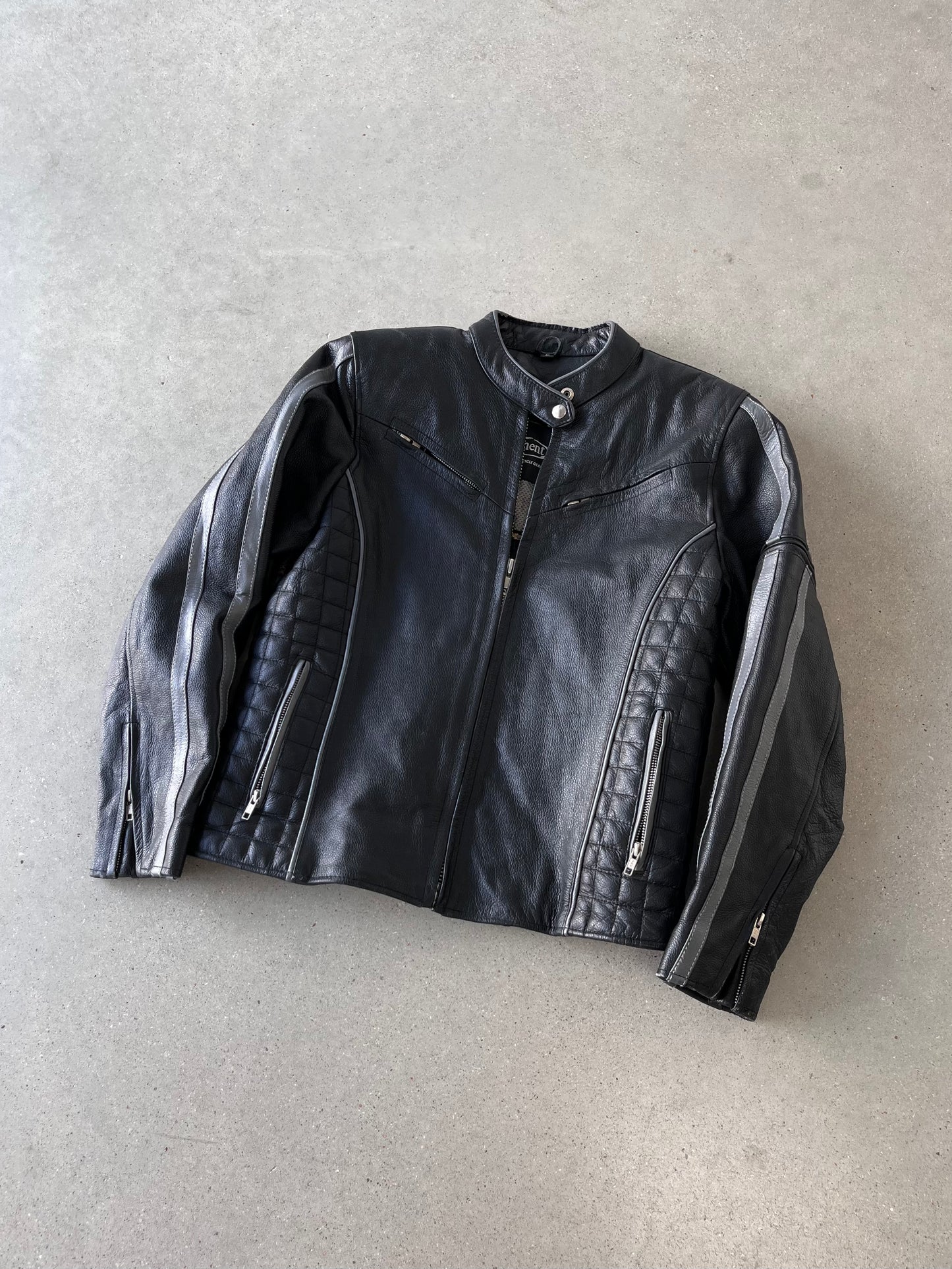 Vintage Xelement Leather Biker Jacket  - L