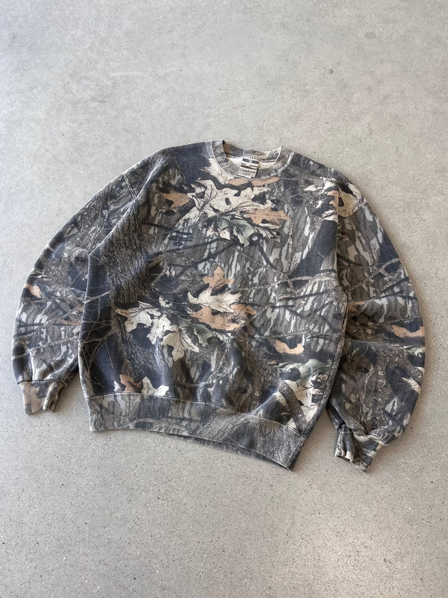 Vintage Jerzees Realtree Crewneck - L