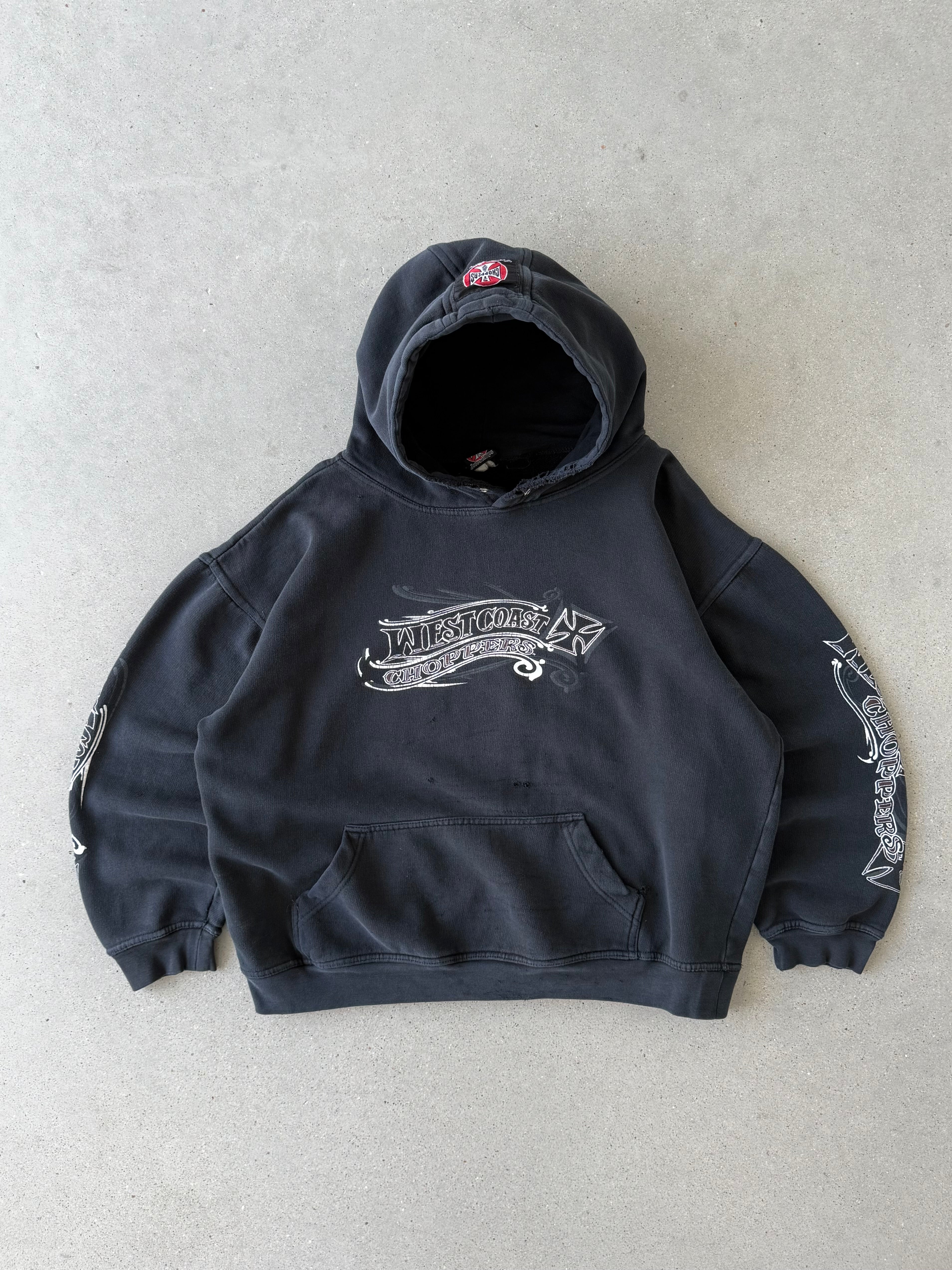 Vintage 2000s West Coast Choppers Hoodie - S