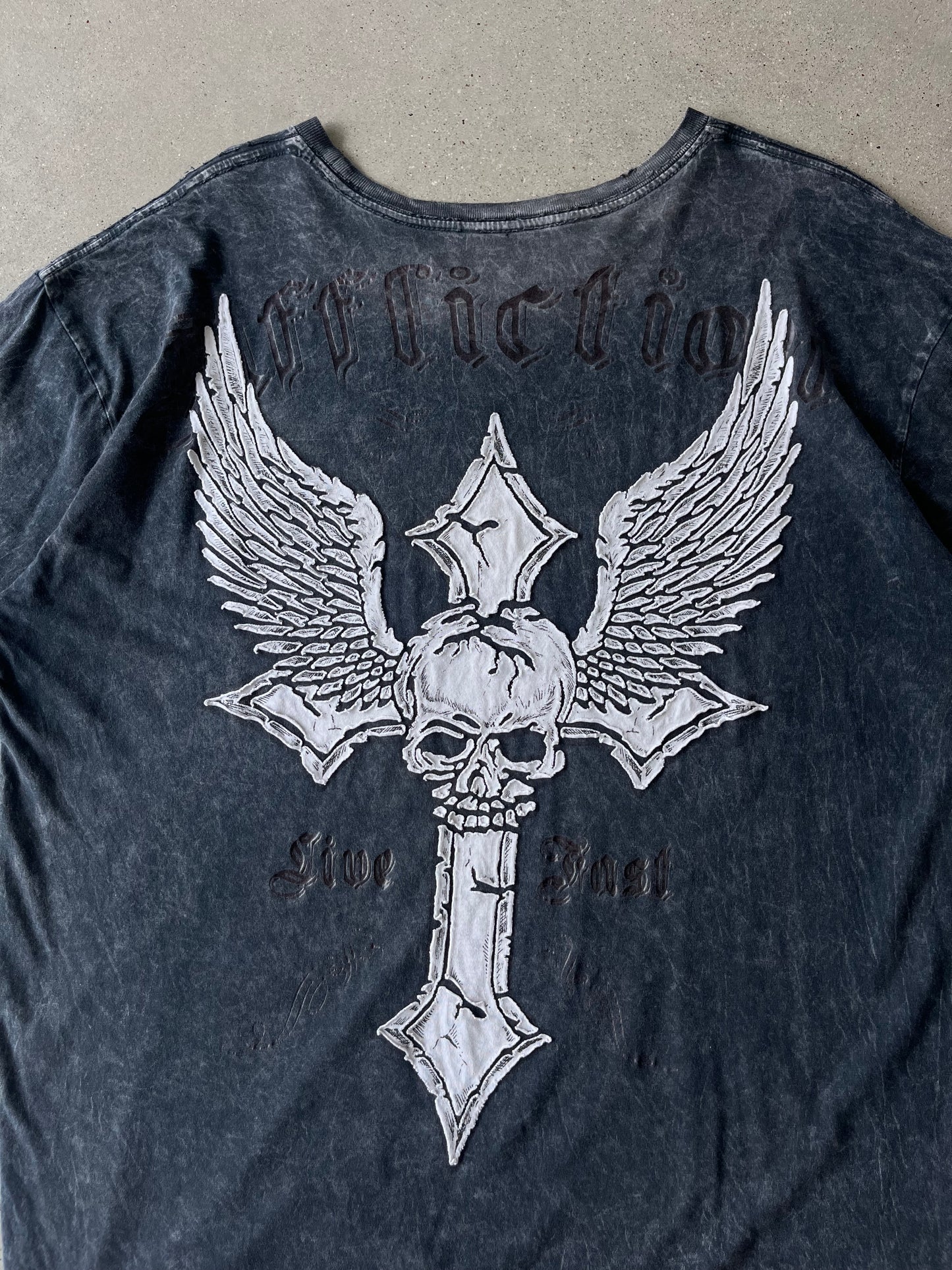 Vintage Y2K Affliction Tee - XL