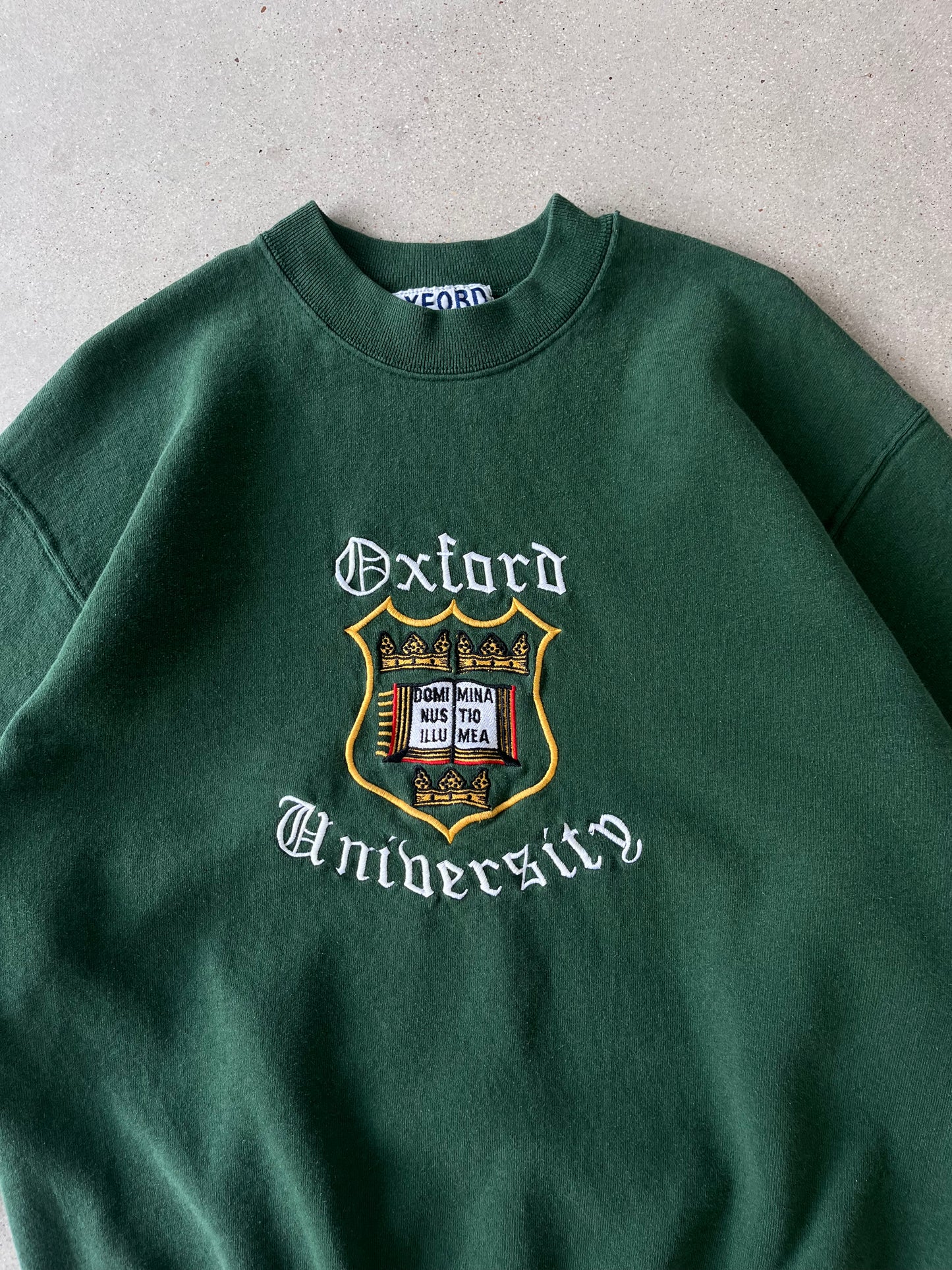 Vintage Oxford University Embroidered Crewneck - L