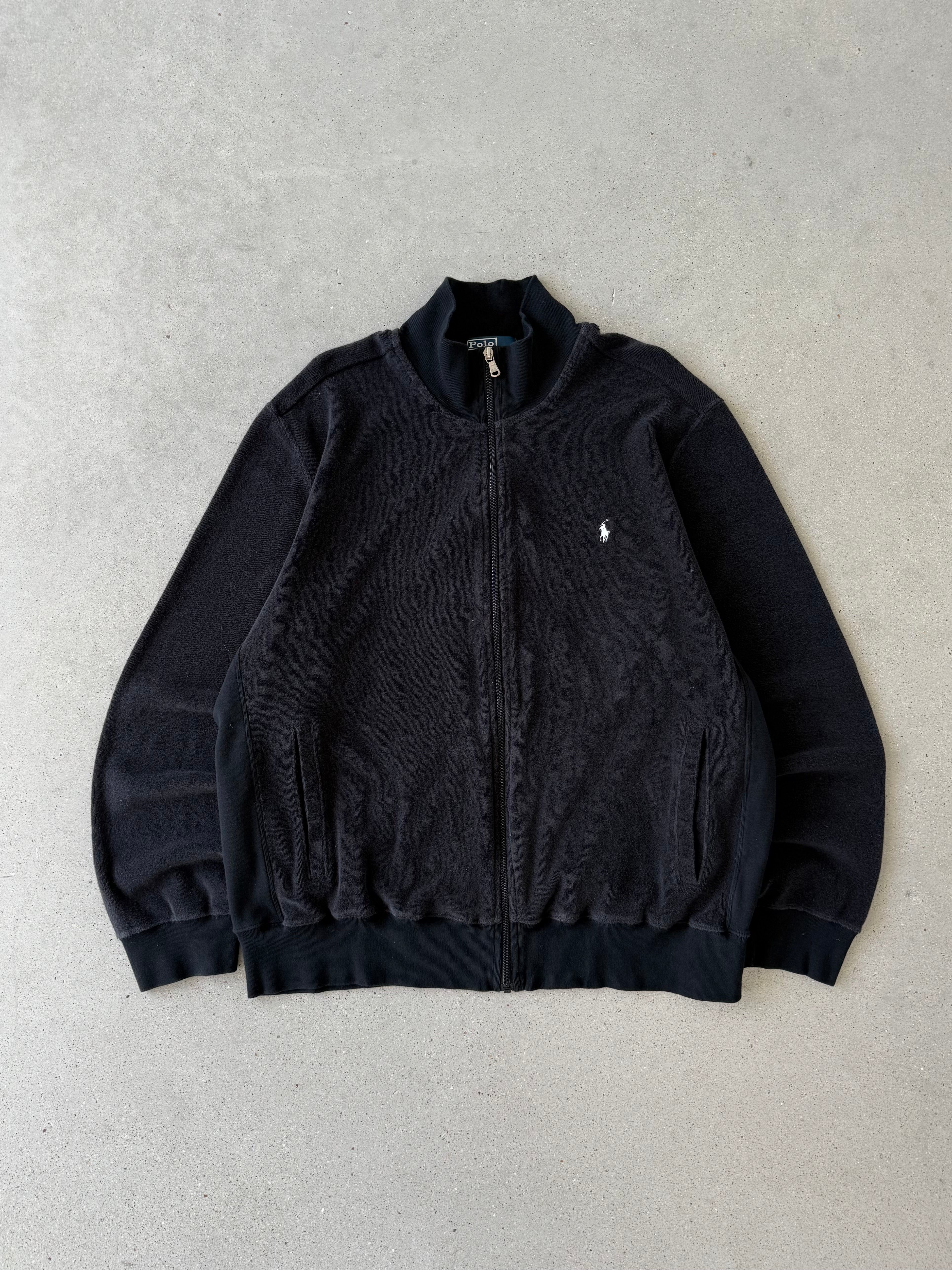 Vintage Polo Ralph Lauren Black (texture) Jacket - XL