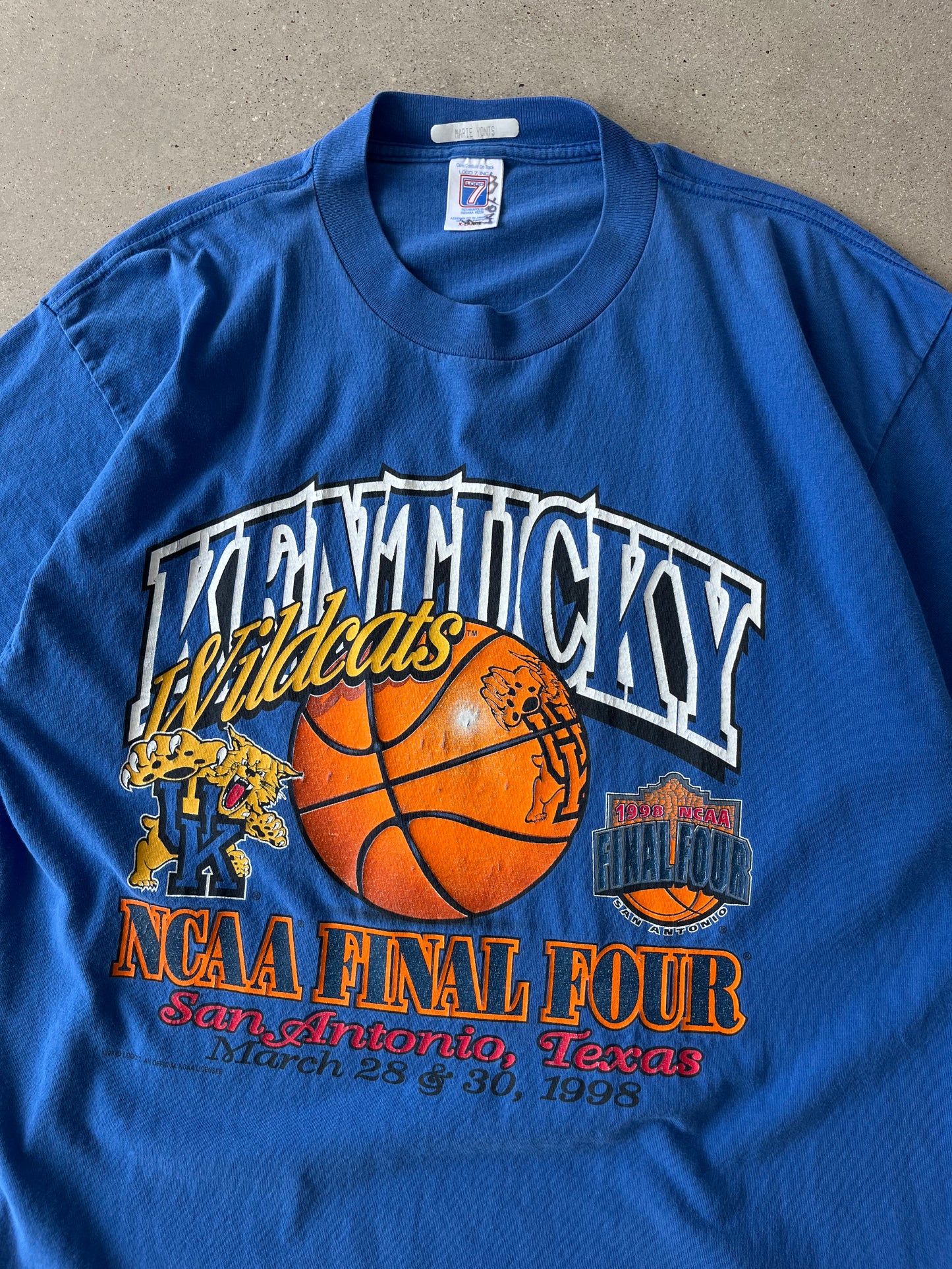 Vintage 1998 Kentucky Wildcats Final Four Tee - XL