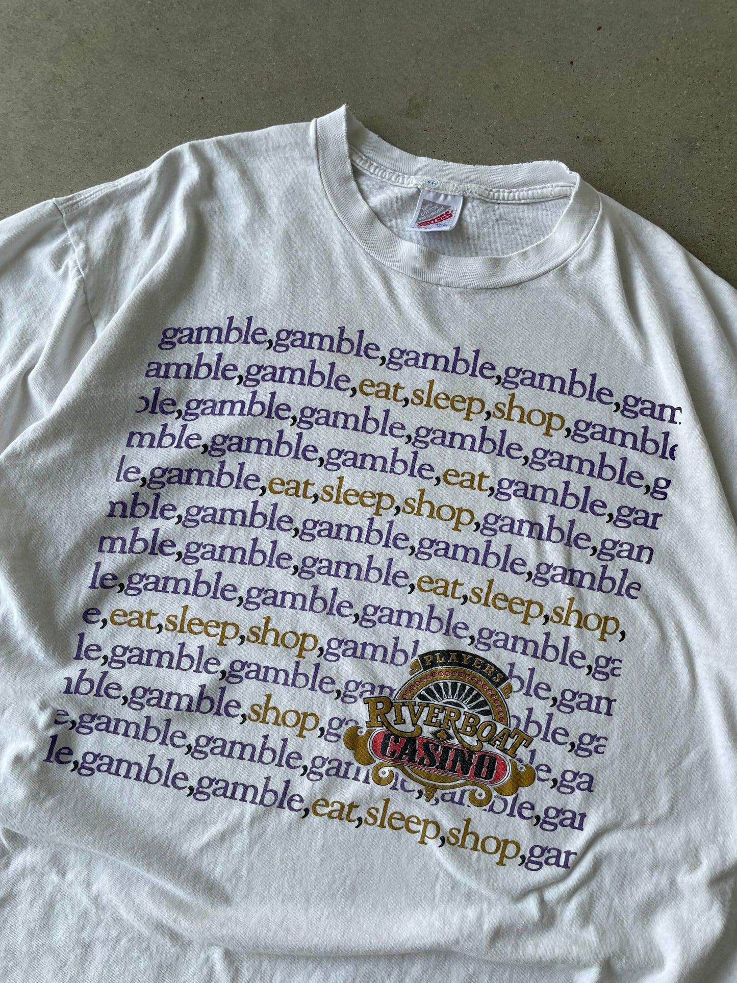 Vintage River Boat Casino Tee - XL