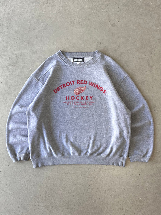 Vintage Detroit Red Wings Hockey Crewneck - L