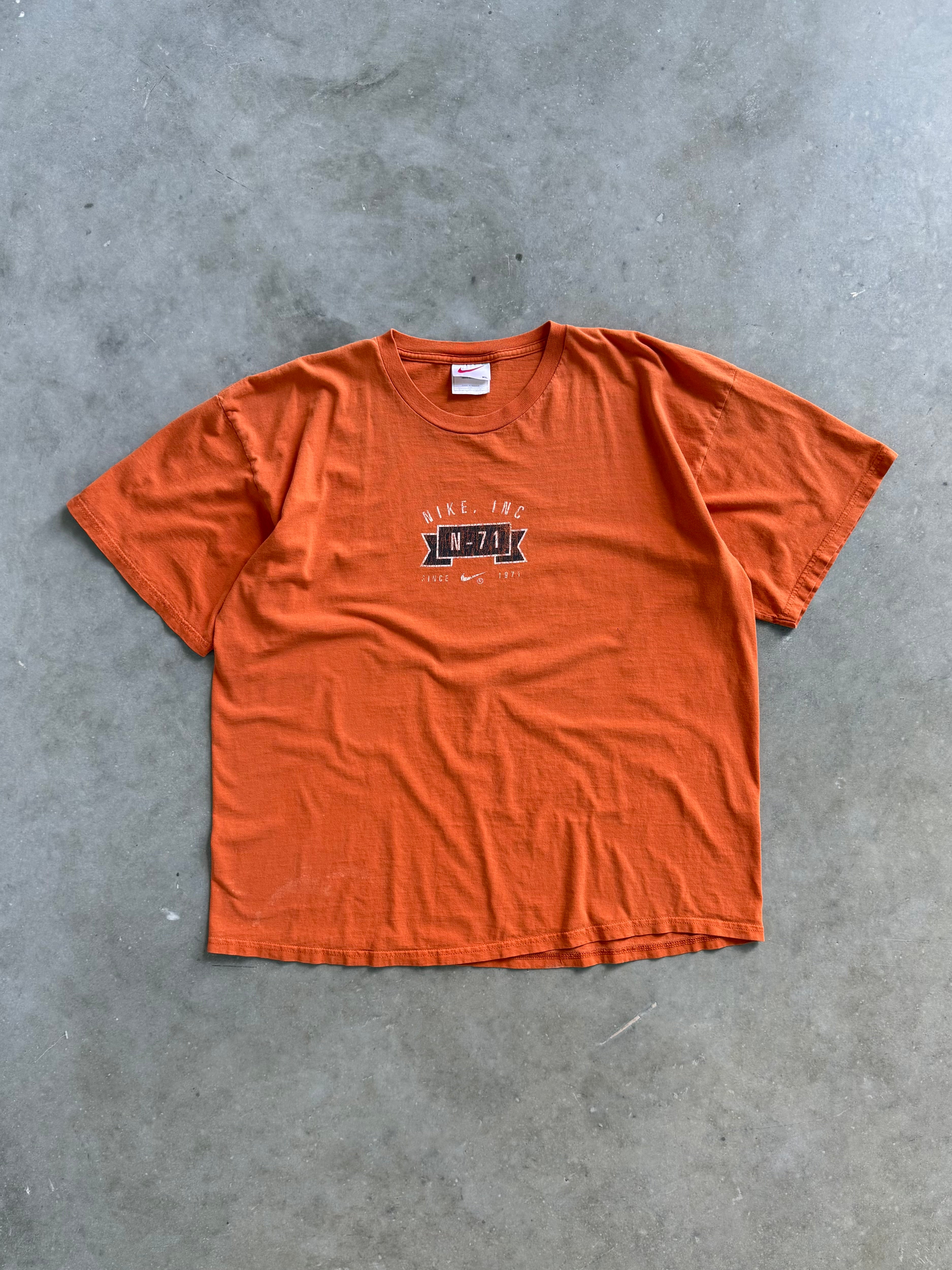 Vintage 1990s Nike Orangesicle Tee - XL