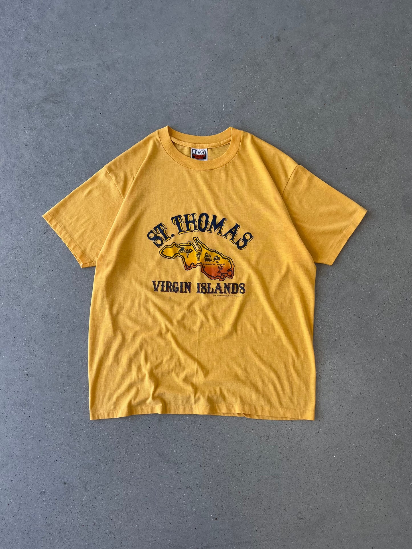 Vintage 80s Virgin Islands Tee - XL