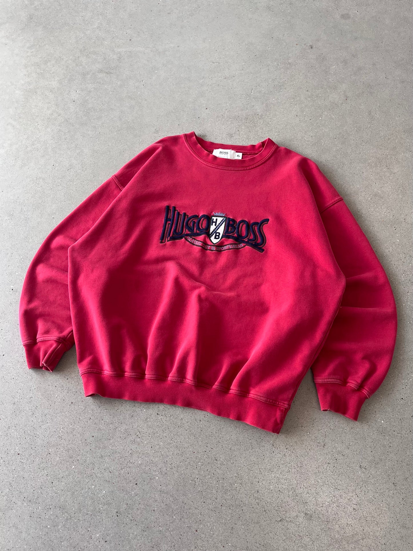 Vintage Hugo BOSS Embroidered Crewneck - XL