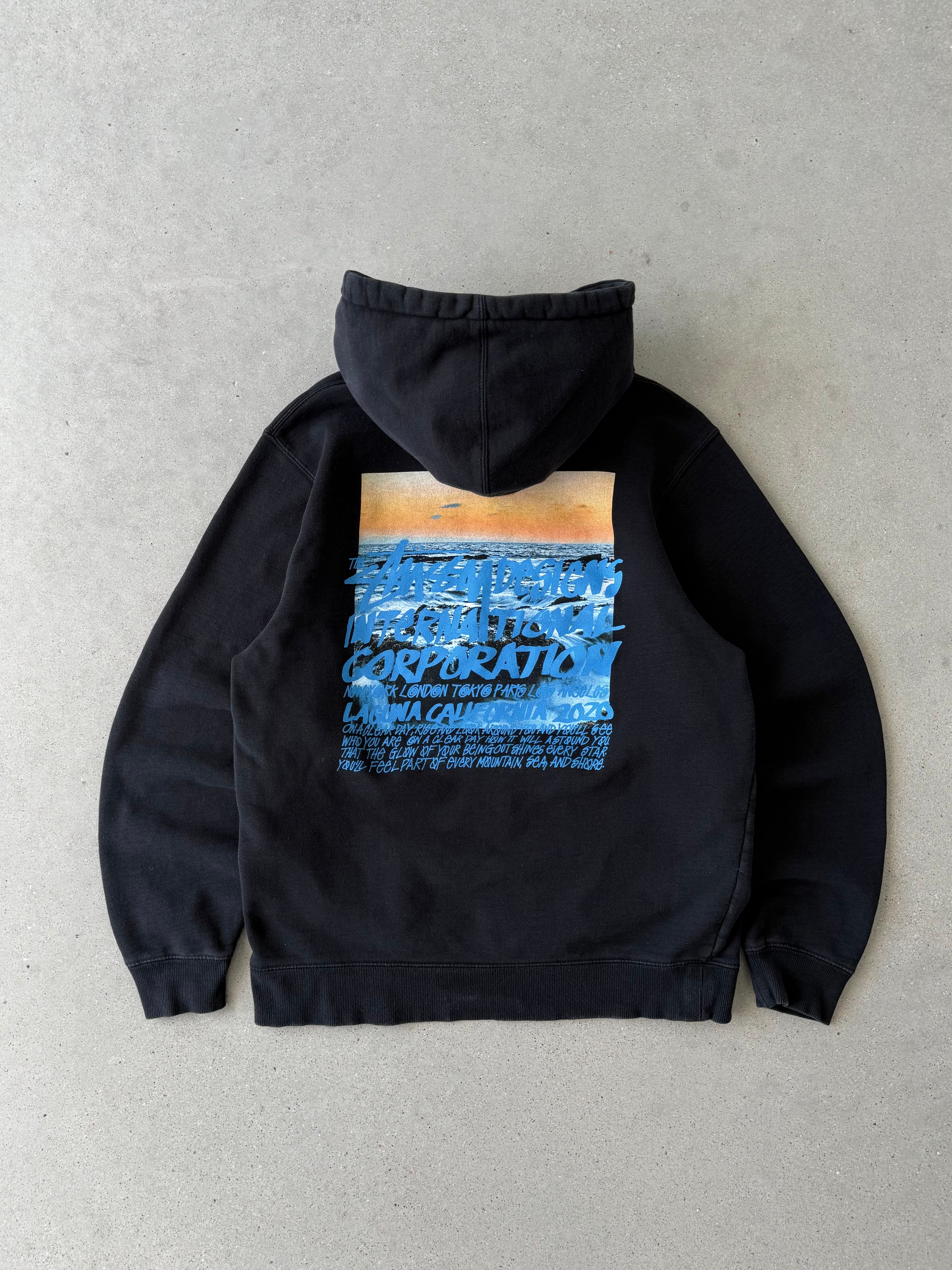 Vintage Stussy "You'll See Who You Are" Black Hoodie  - L