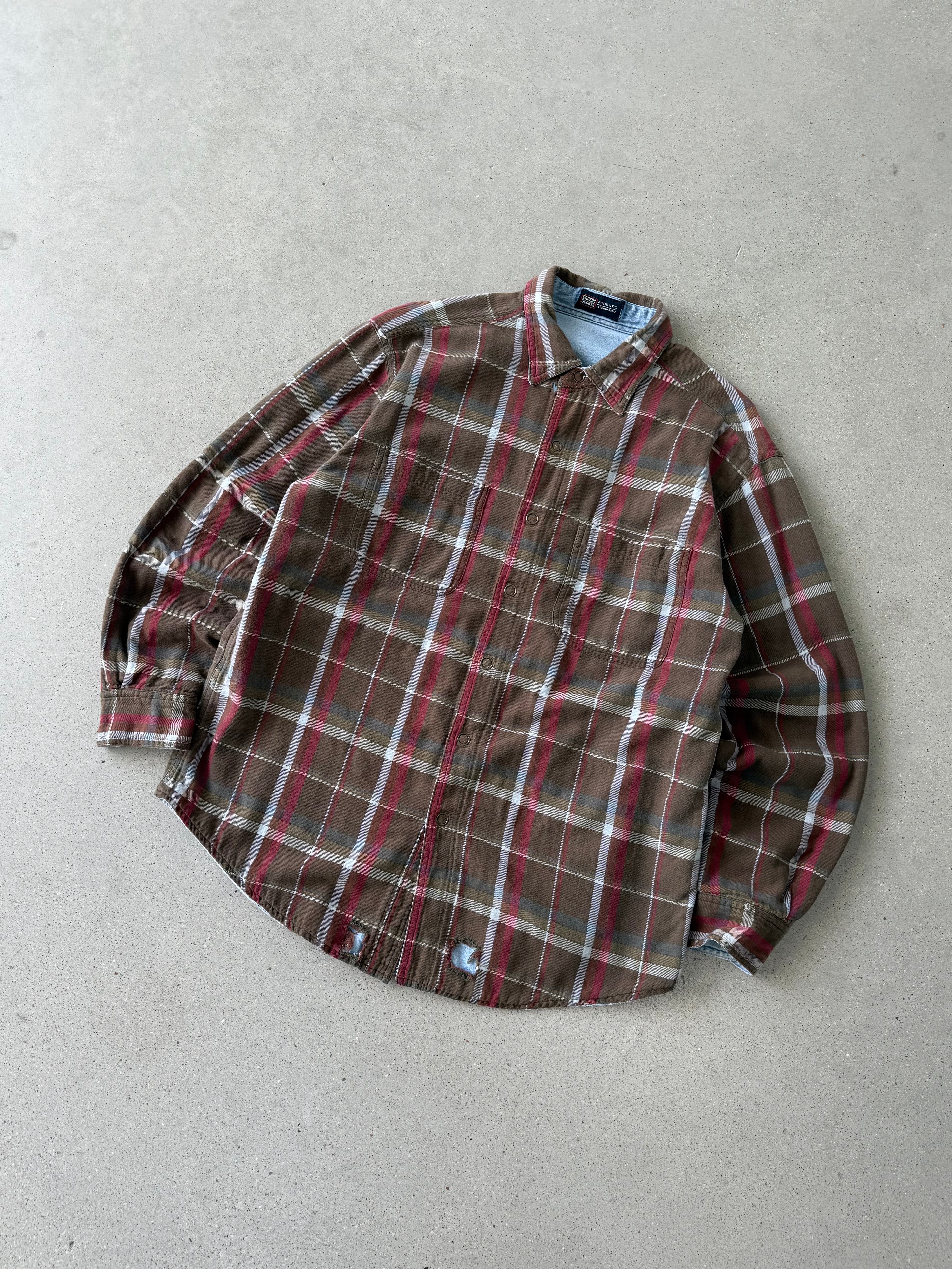 Vintage Faded Glory Button-up Long Sleeve - L