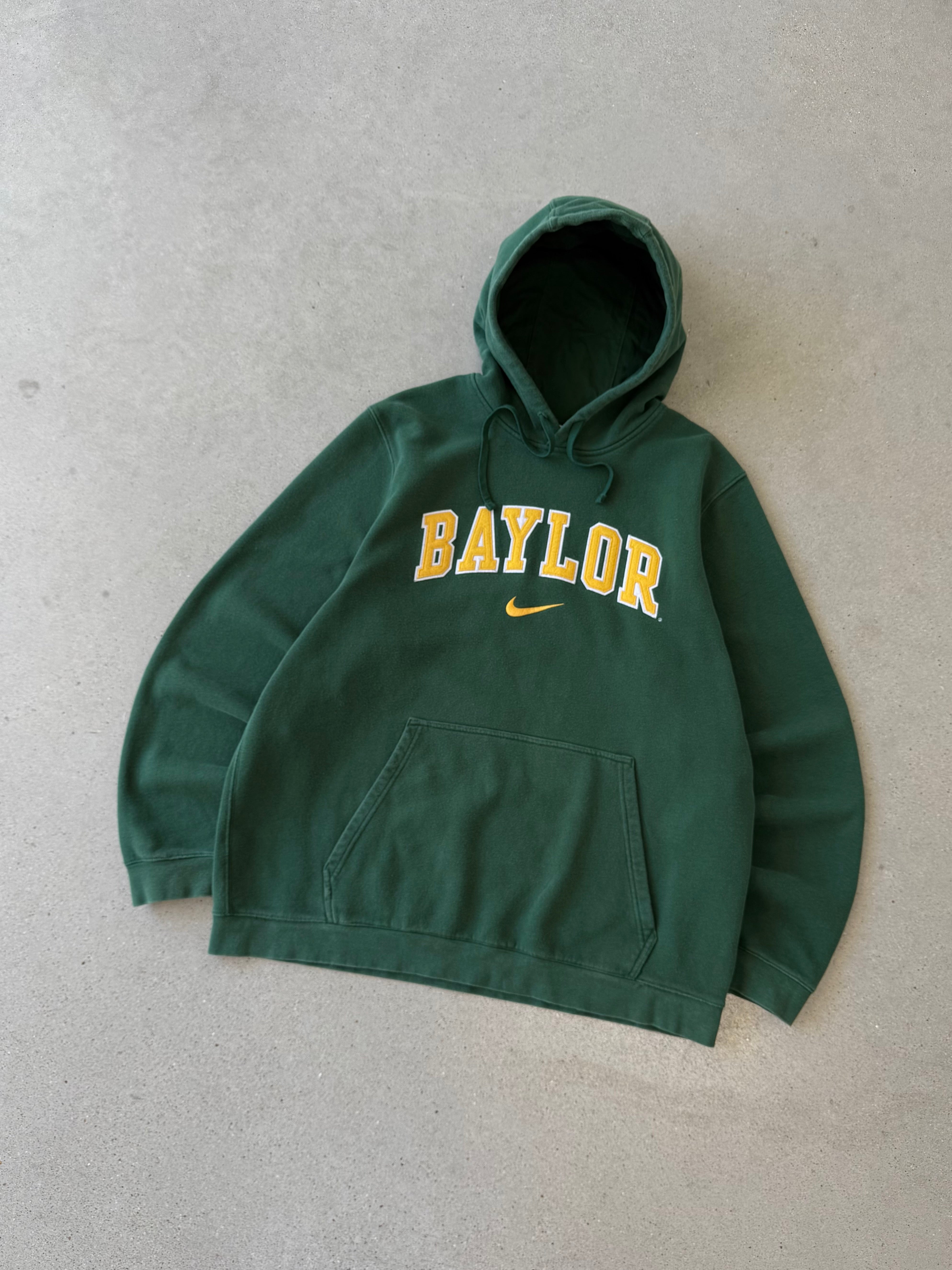 Vintage Nike Baylor University Center Swoosh Hoodie - XL