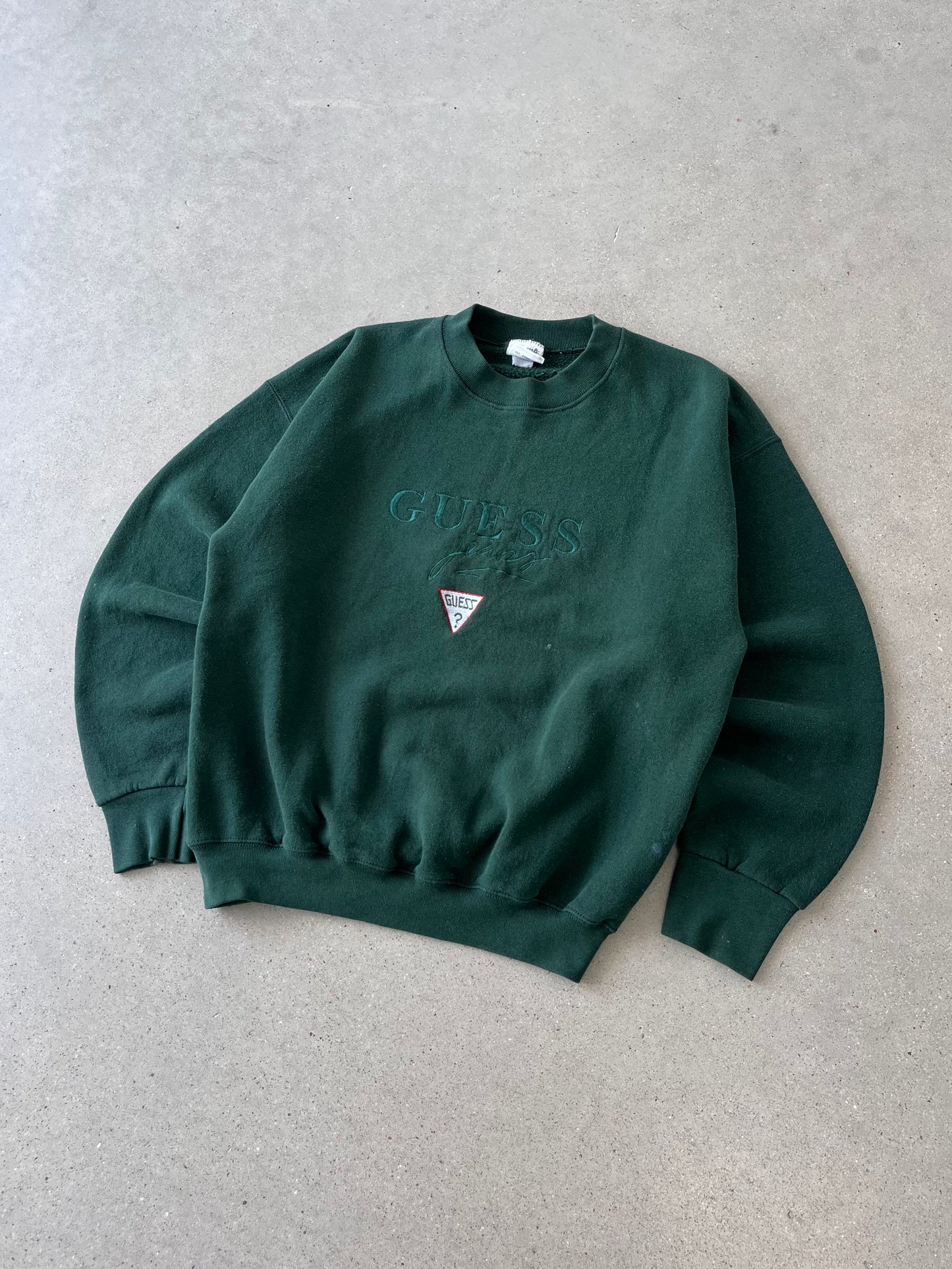 Vintage Guess Jeans Forest Green Crewneck - L