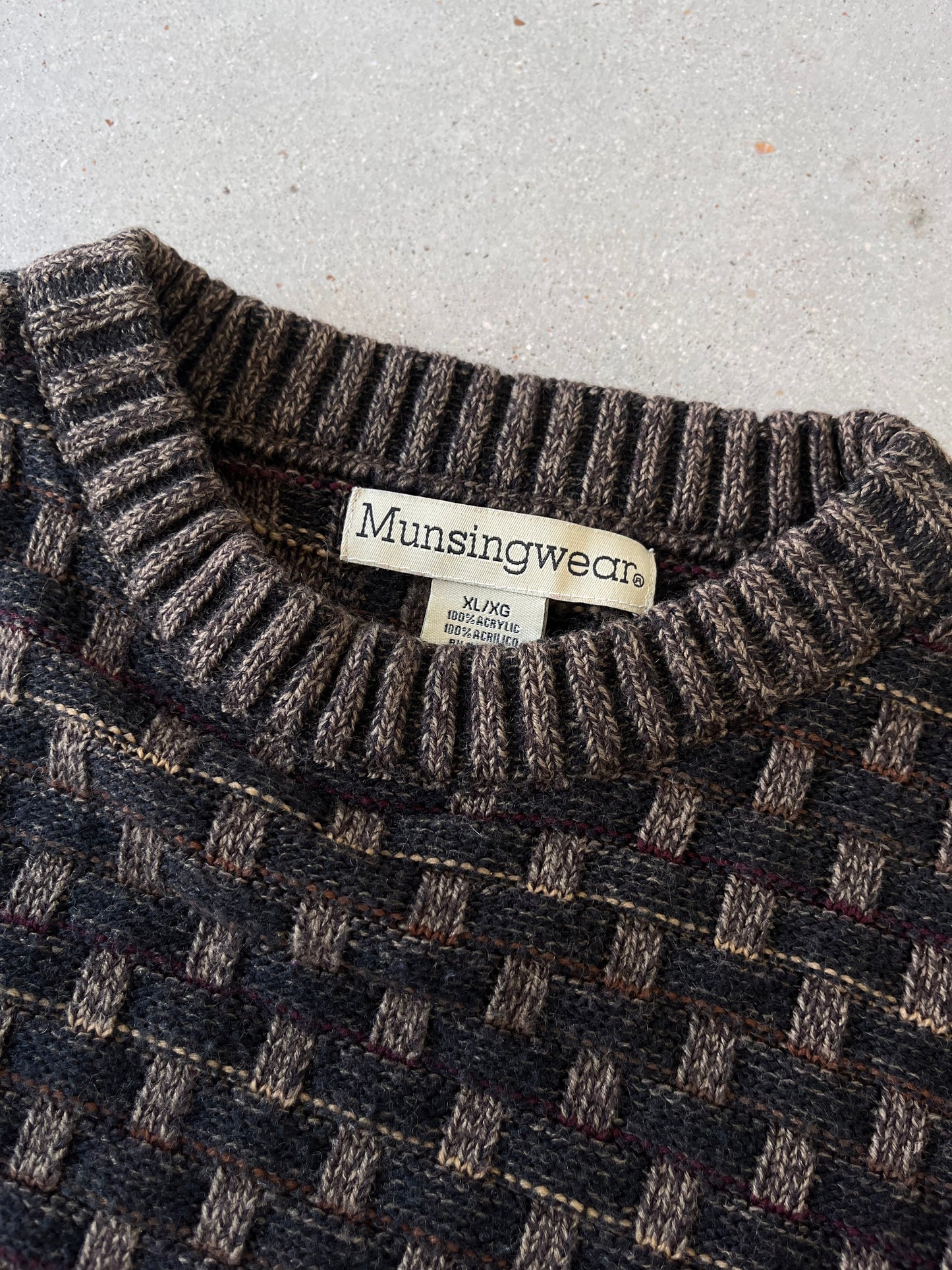 Vintage Munsingwear Knitted Sweater - XL