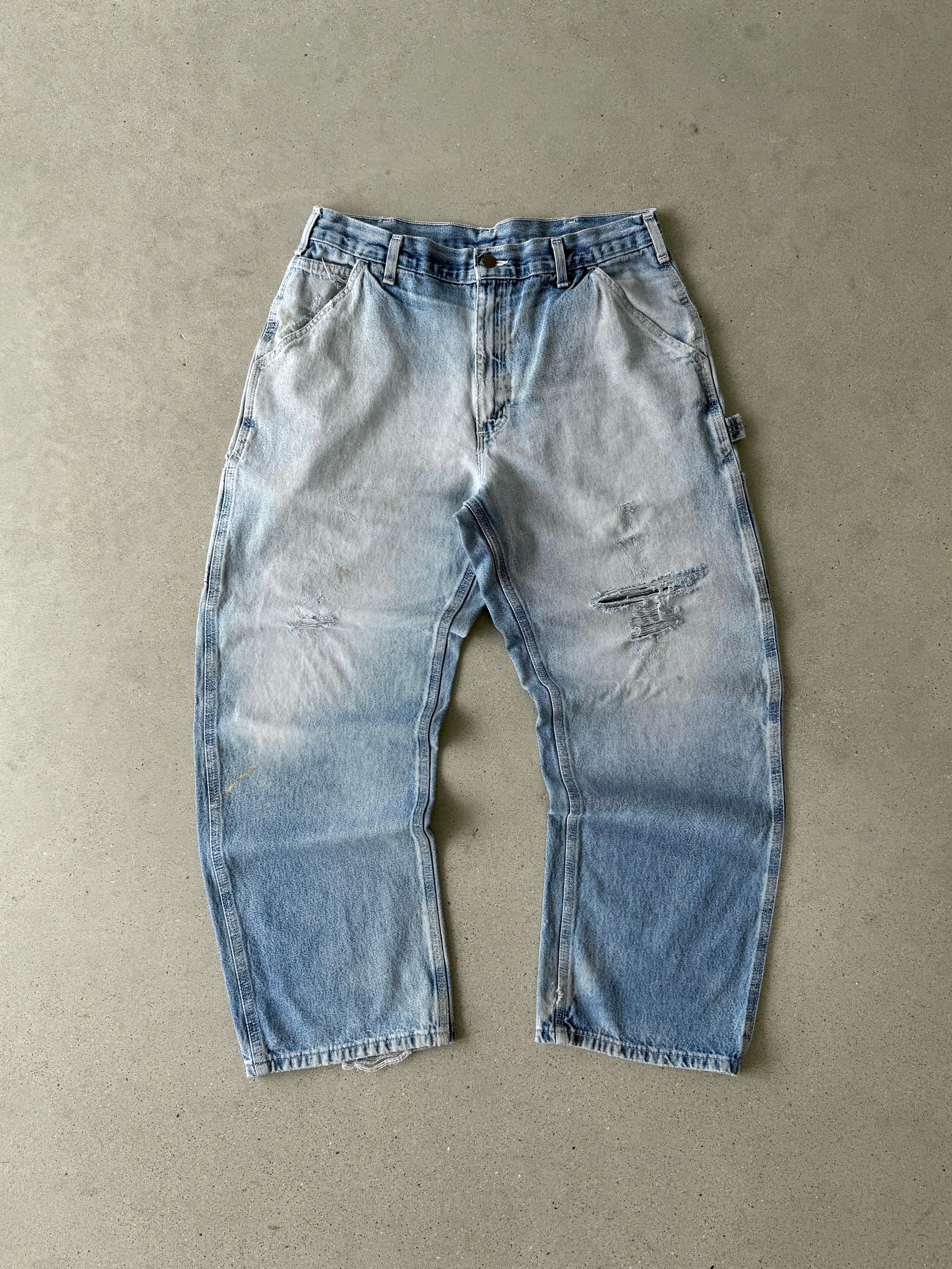 Vintage Carhartt Denim Carpenter Pants - 33x29