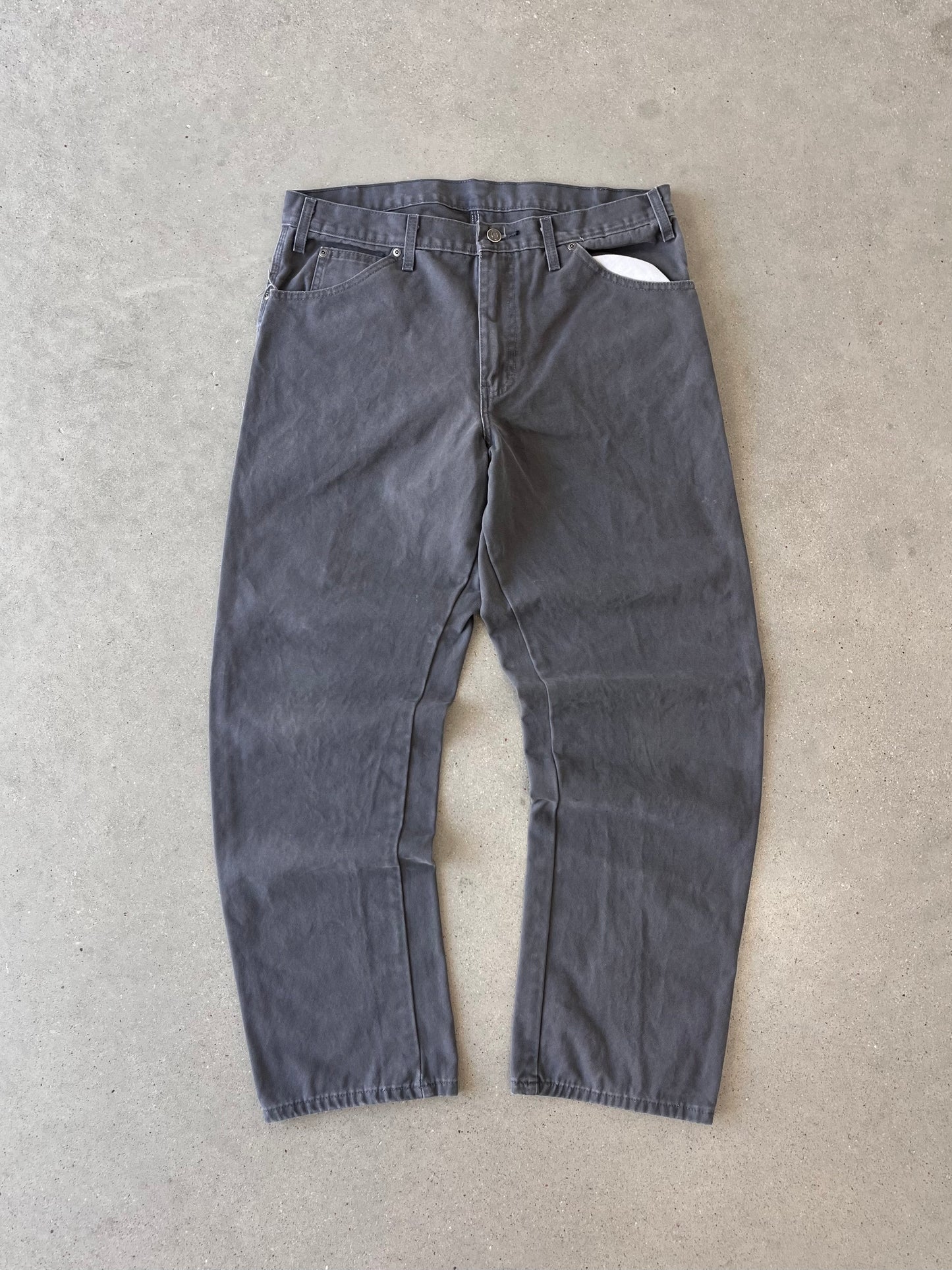 Vintage Dickies Gray Carpenter Pants - 34x32