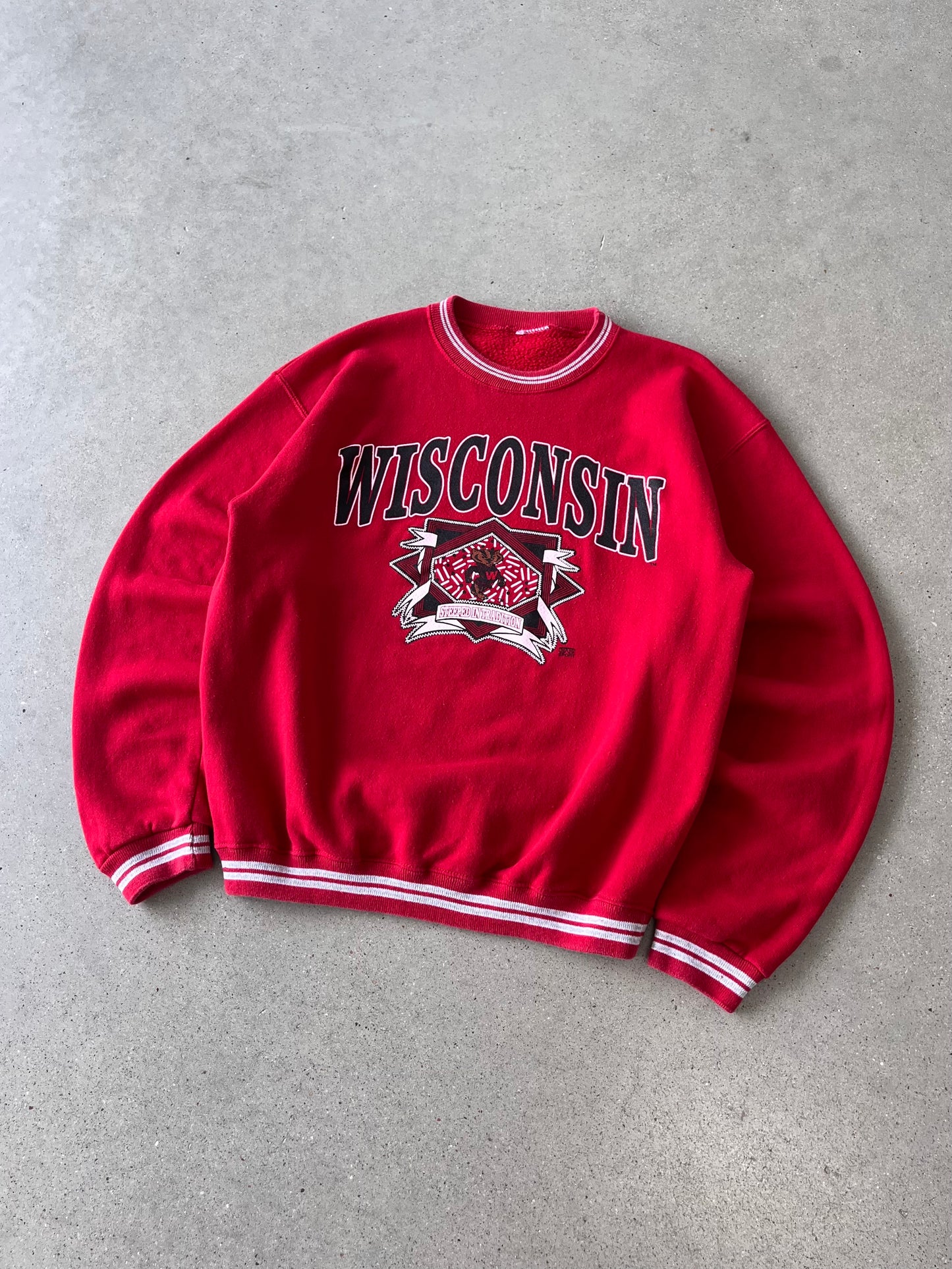 Vintage Wisconsin Sport Crewneck - L