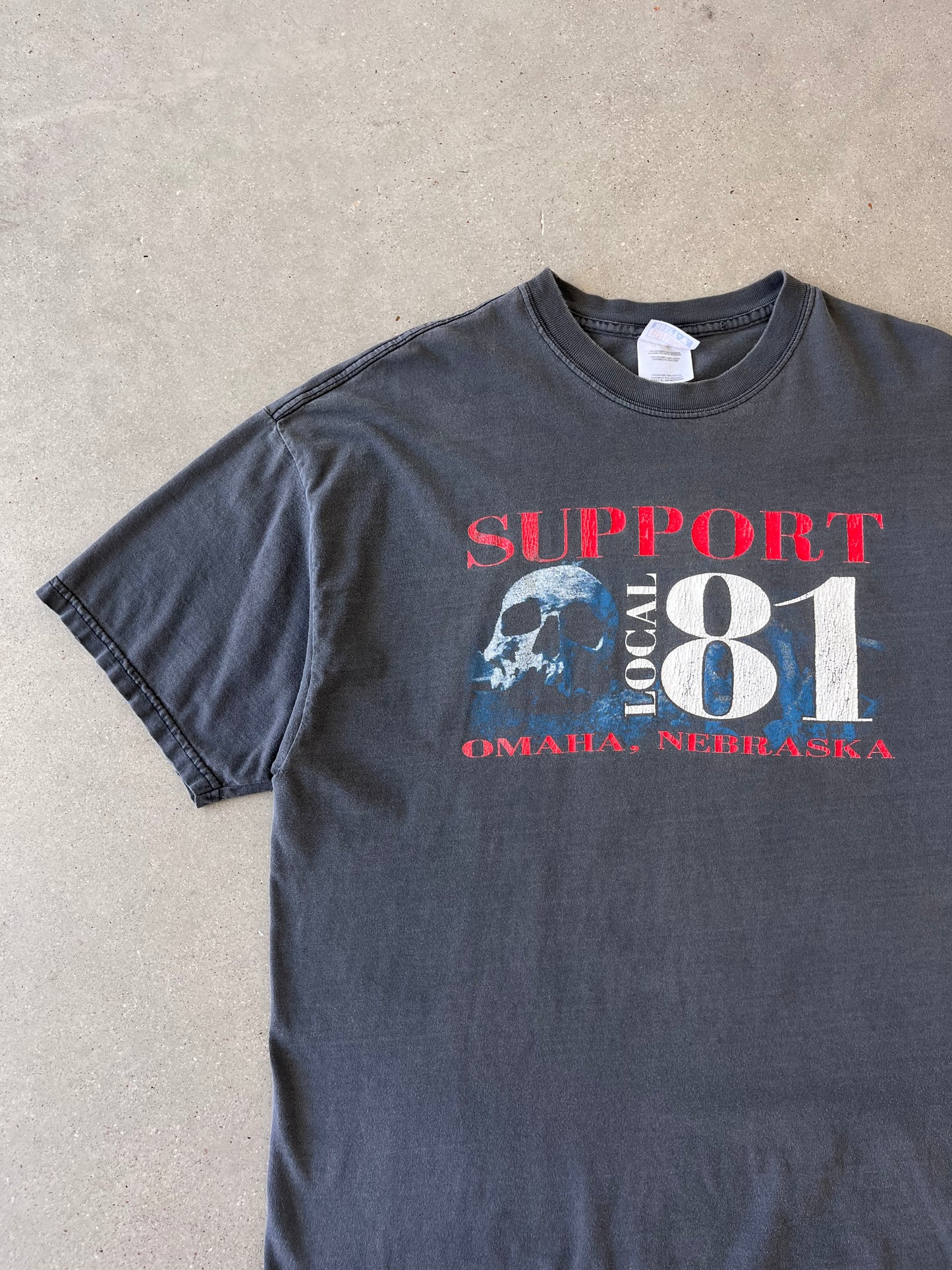 Vintage Support Local 81 Tee - XL