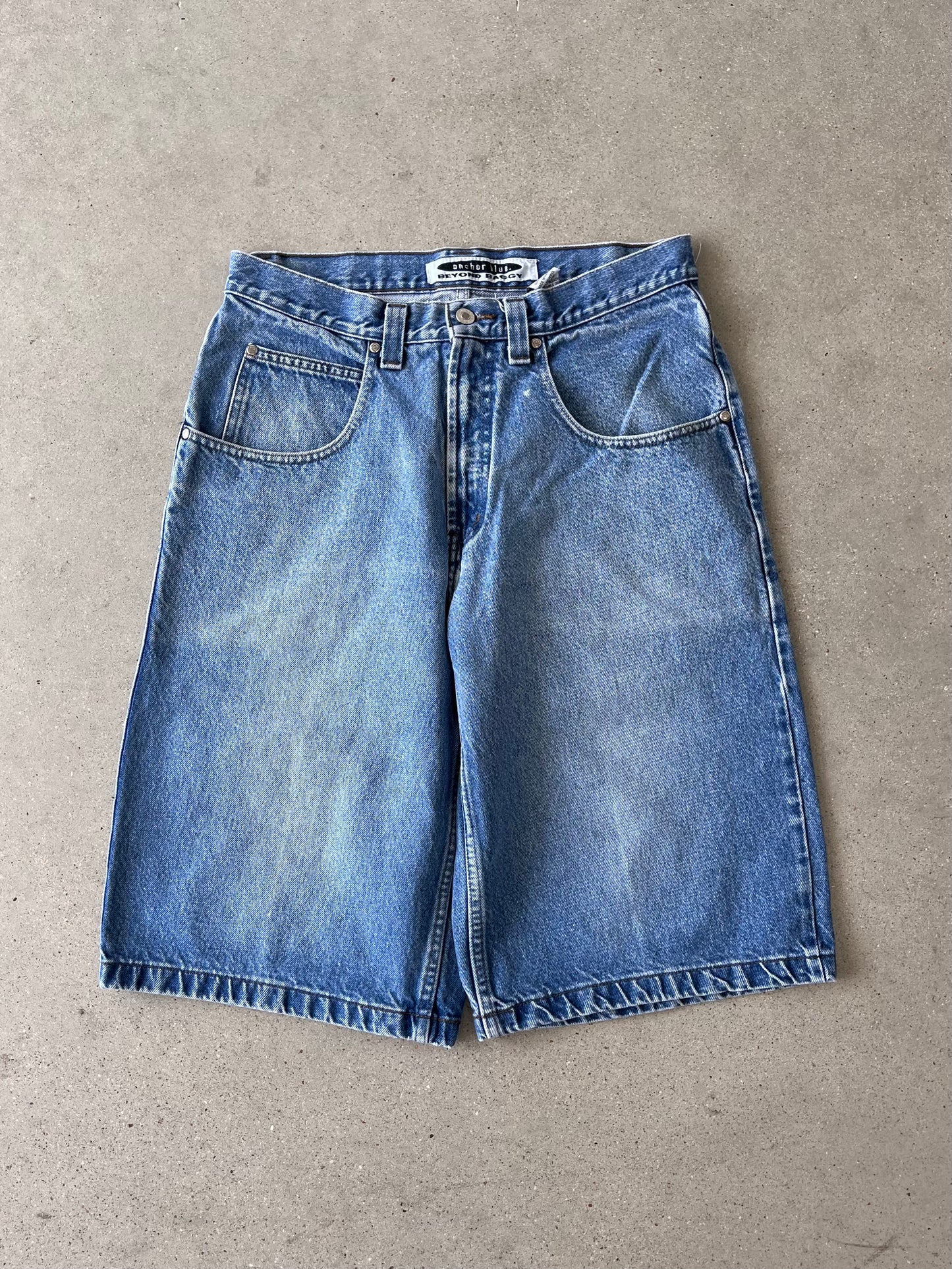 Vintage Anchor Blue Beyond Baggy Jorts - 32