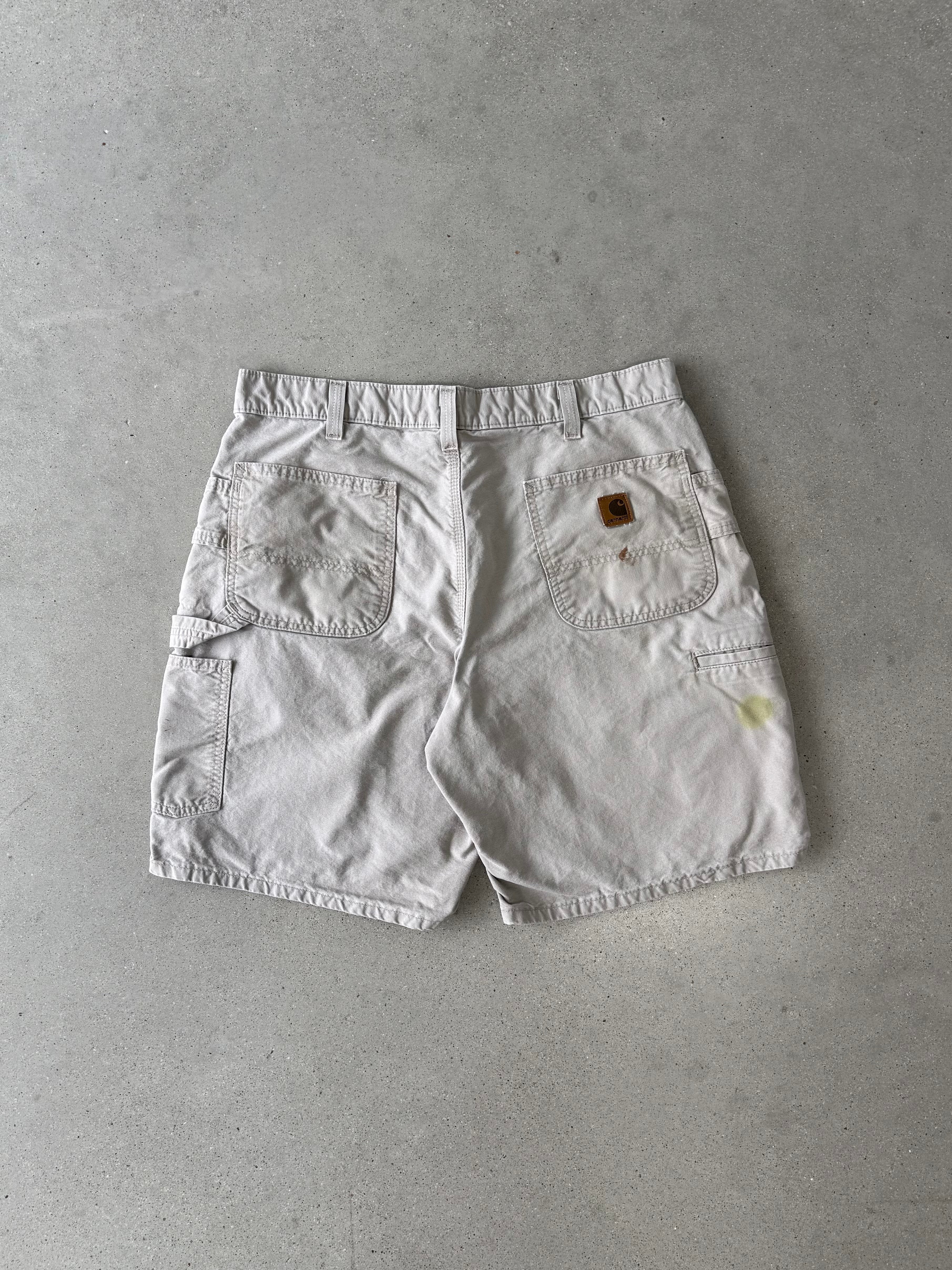 Vintage Carhartt Tan Double Knee Shorts - 36W