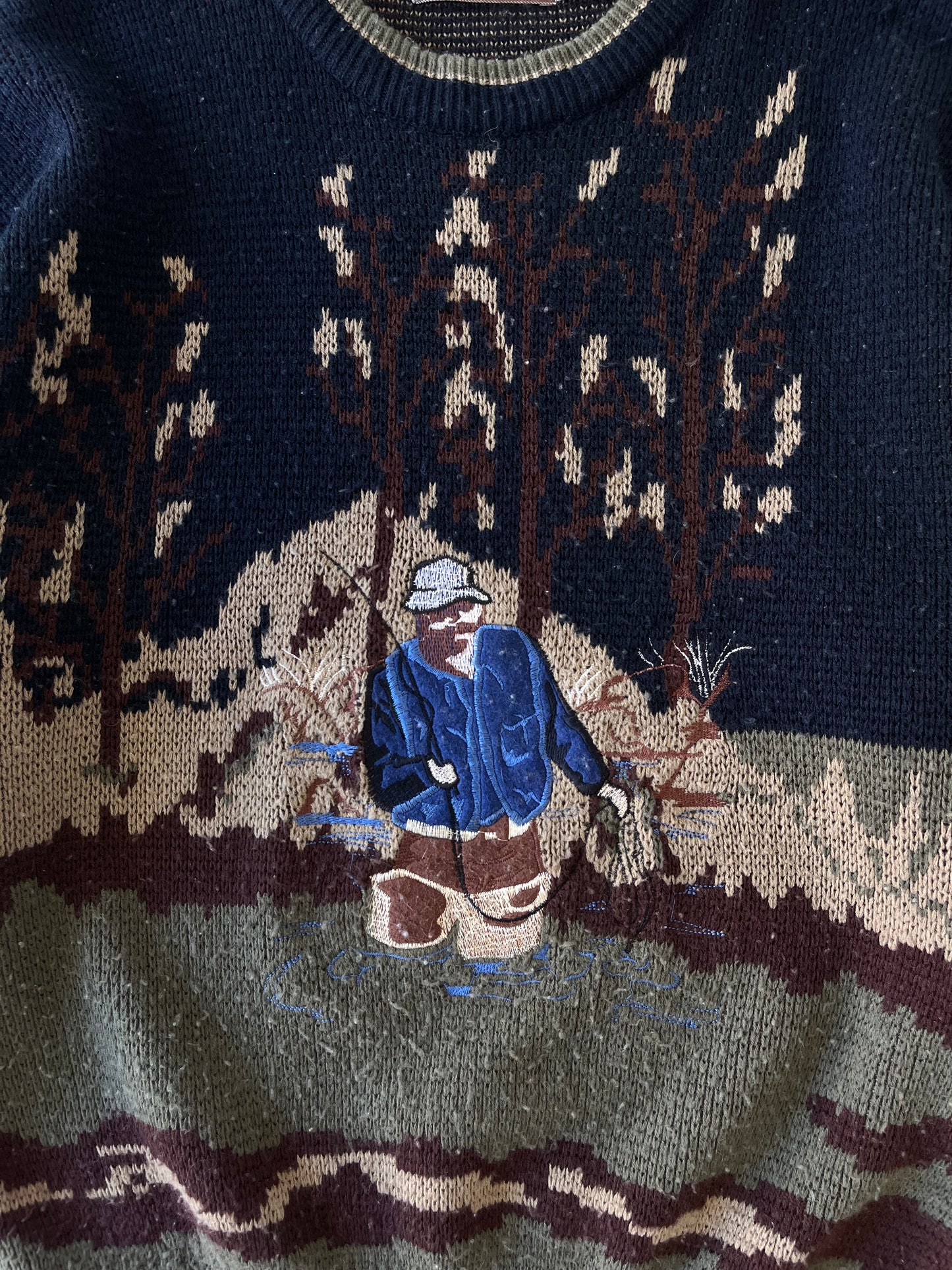 Vintage Big Bear Sweater - L