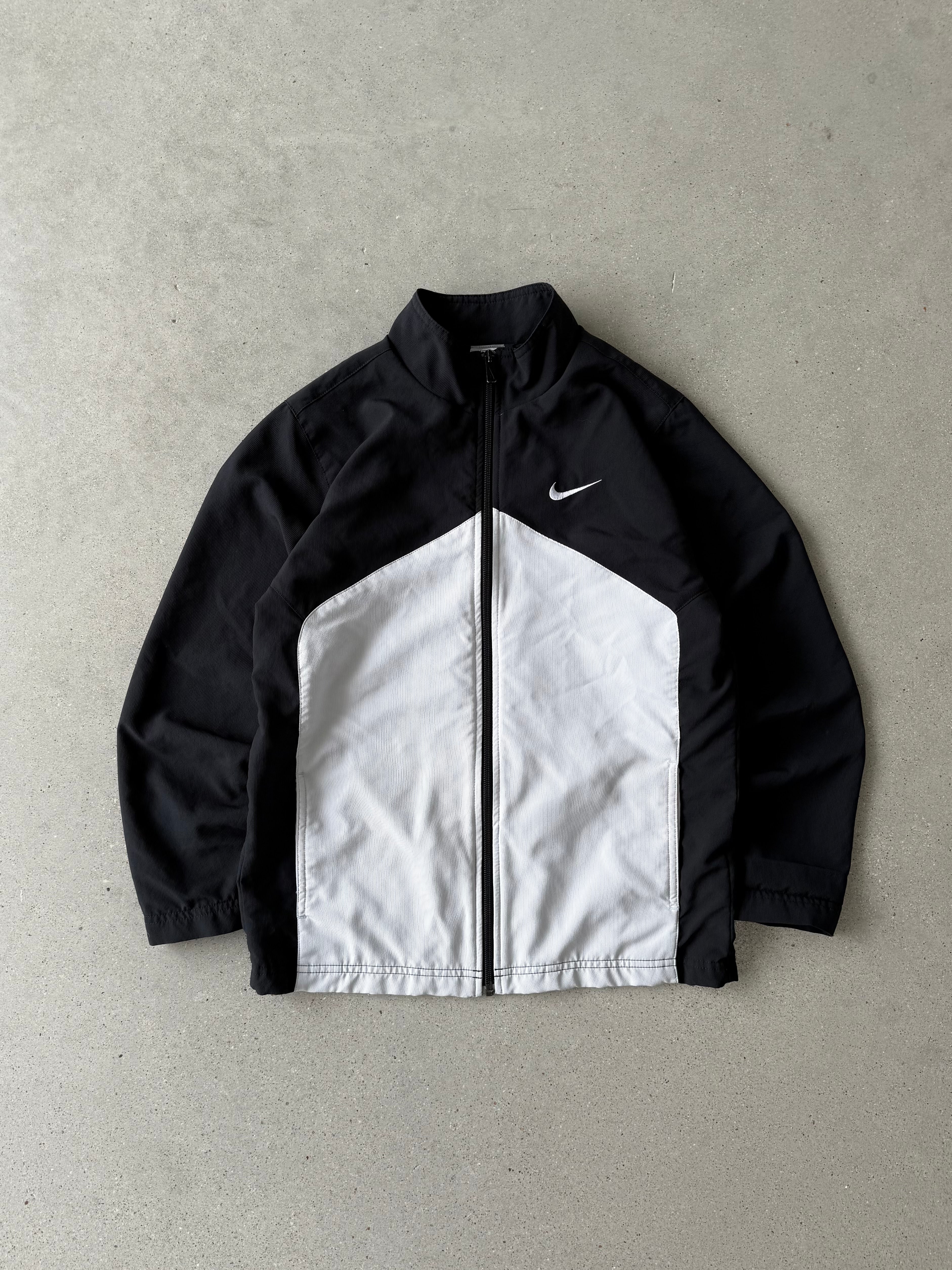 Vintage Nike Women's Black/White Track Jacket - S