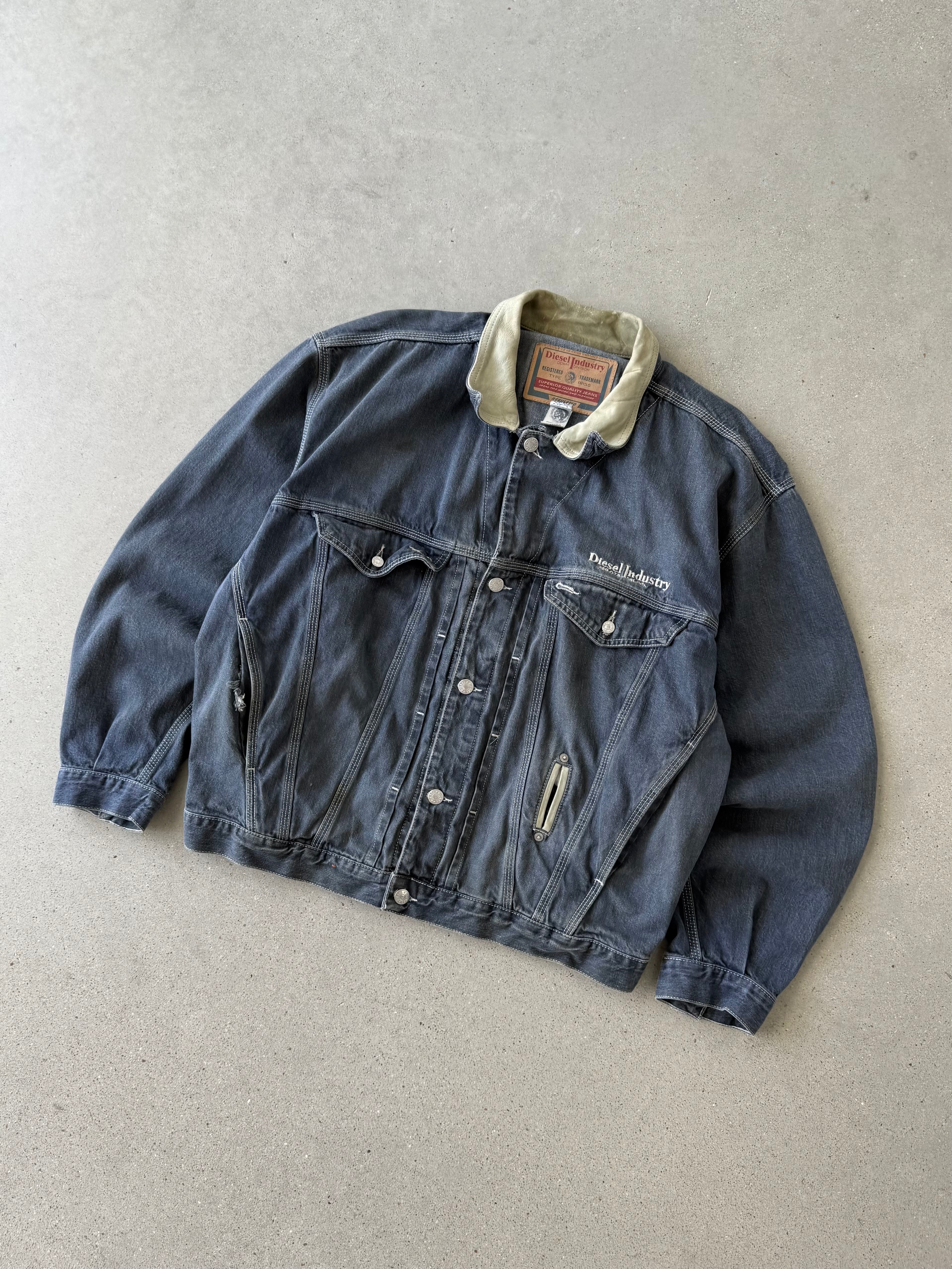 Vintage Diesel Industry Made in Italy Denim Jacket - L