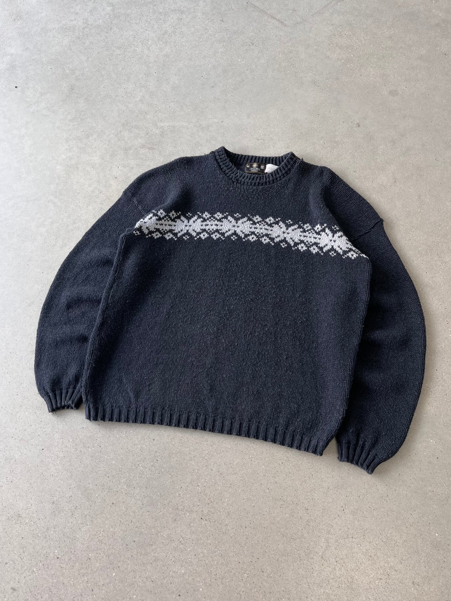 Vintage J.Riggins Knitted Sweater - L