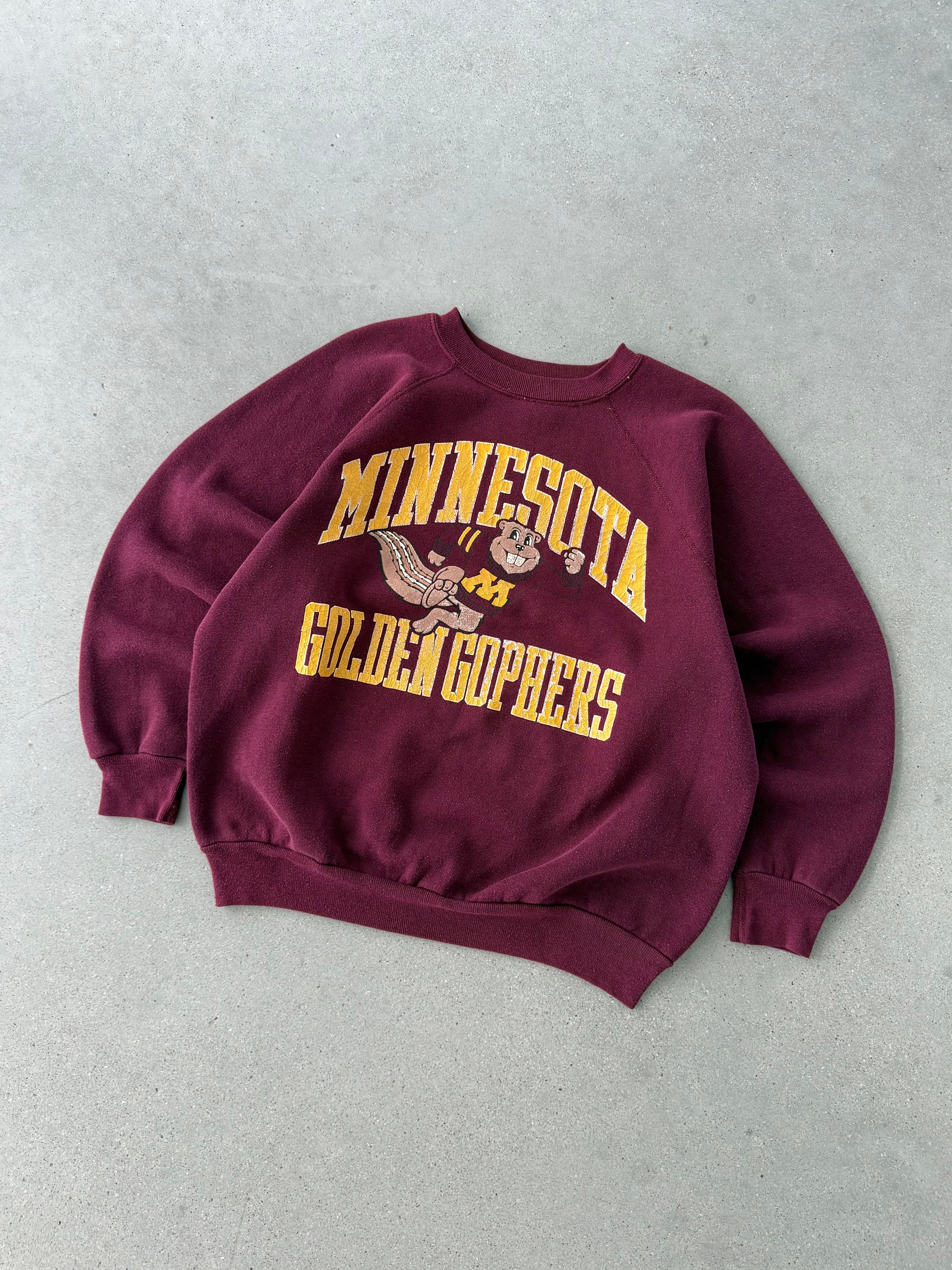 Vintage Minnesota Golden Gophers Crewneck - XL