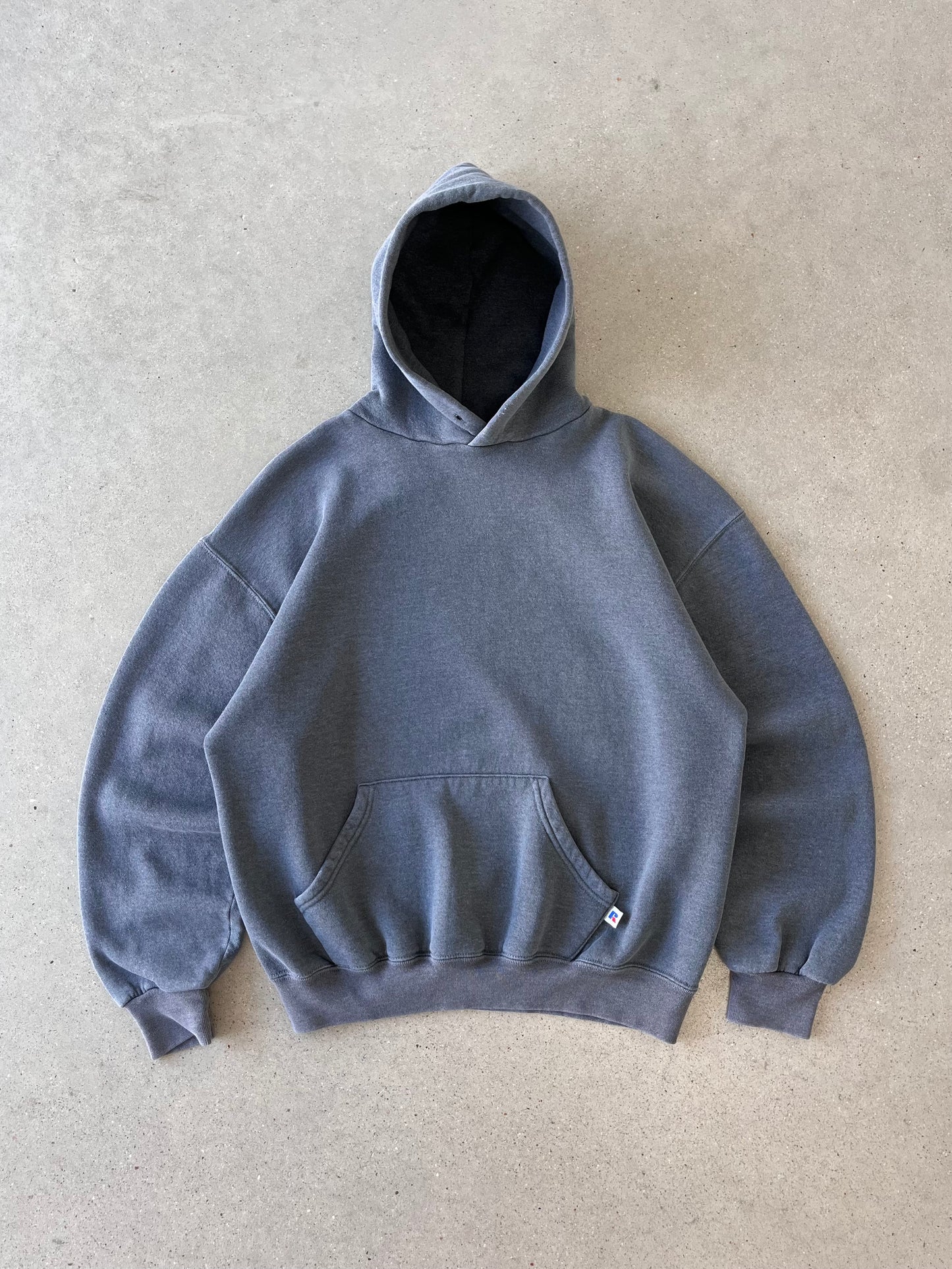 Vintage Charcoal Russell Athletic Hoodie - L