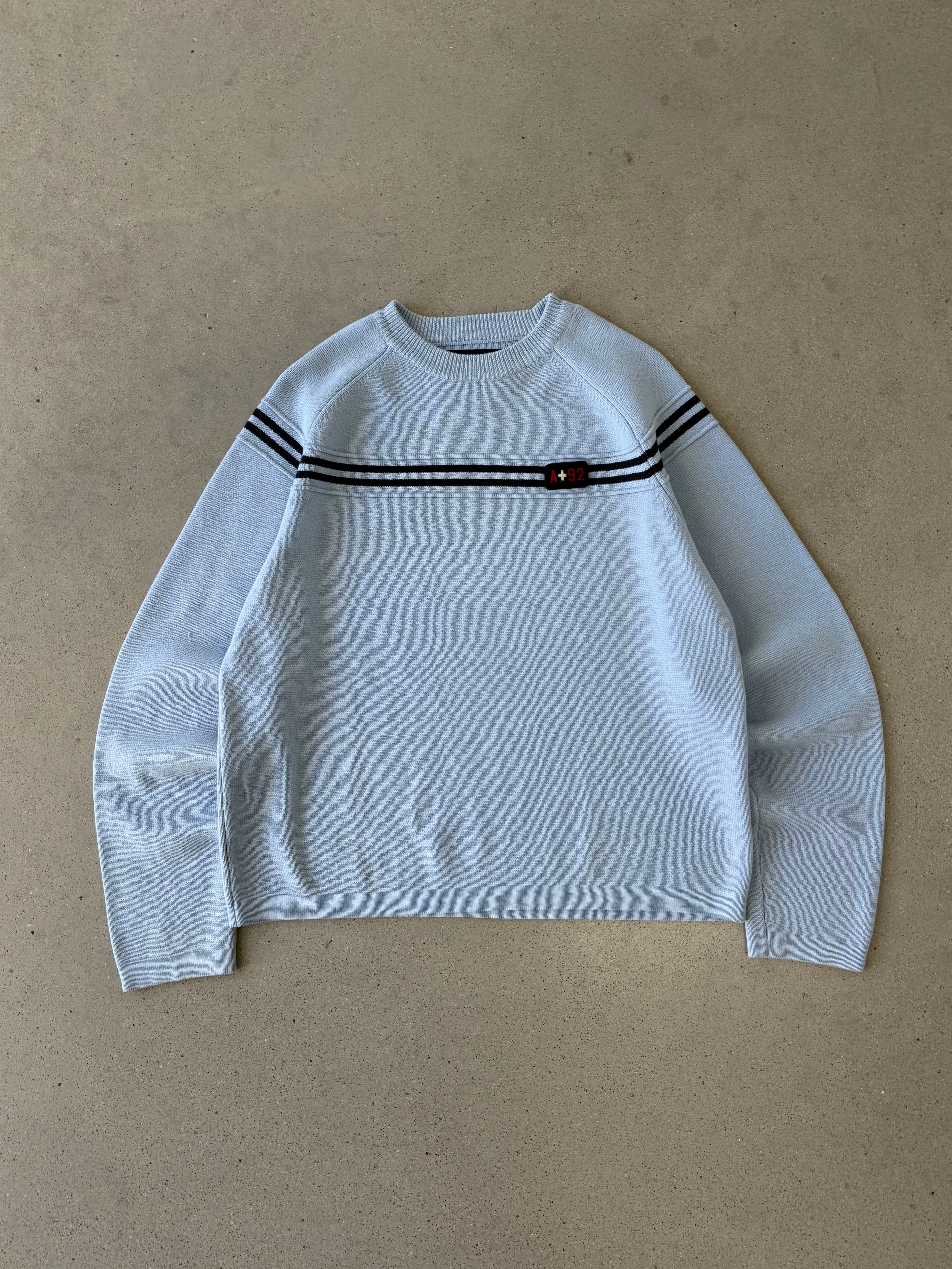 Vintage Abercrombie and Fitch Sky Blue Sweater - L