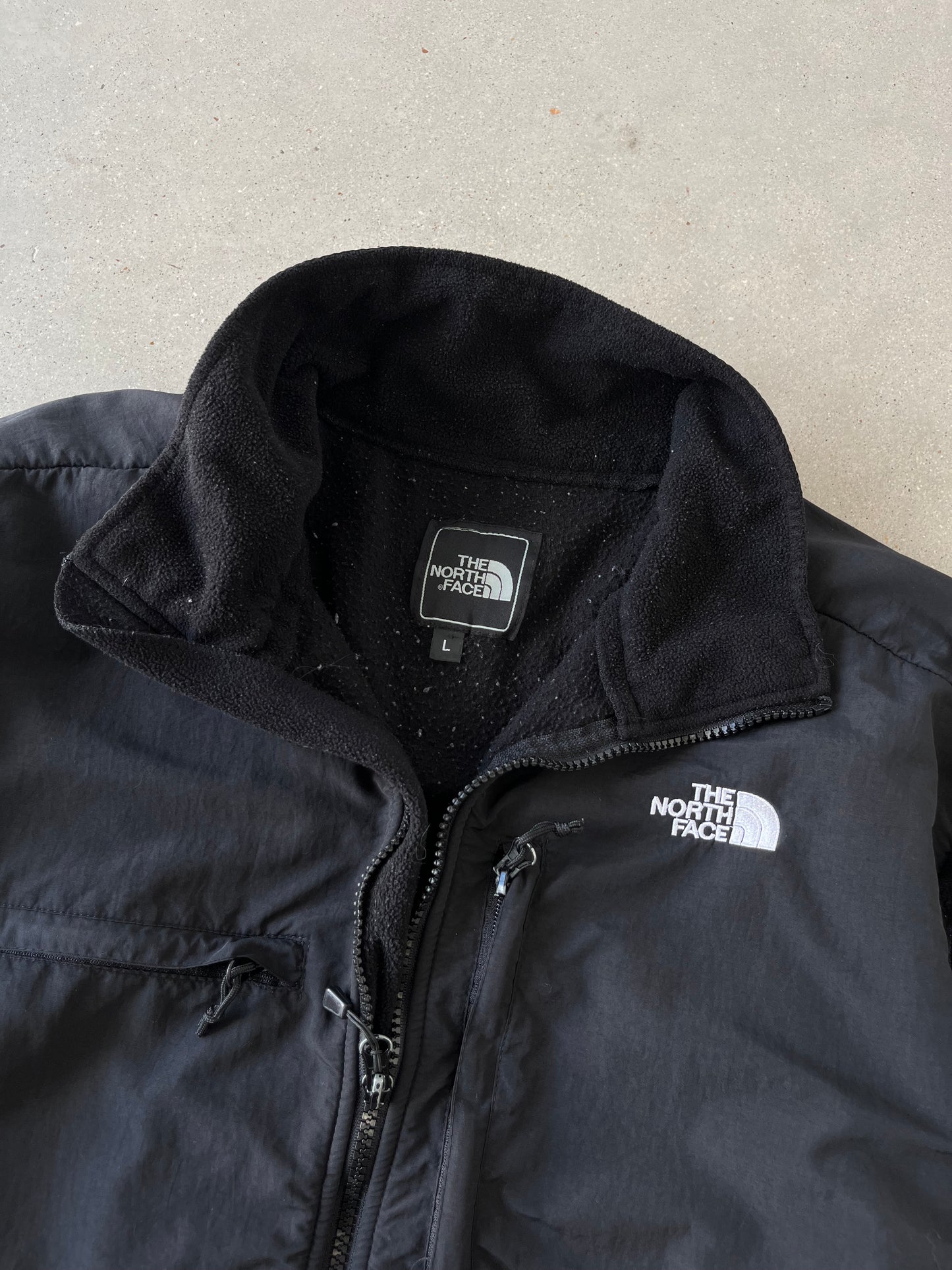 Vintage The North Face Black Denali Jacket - L