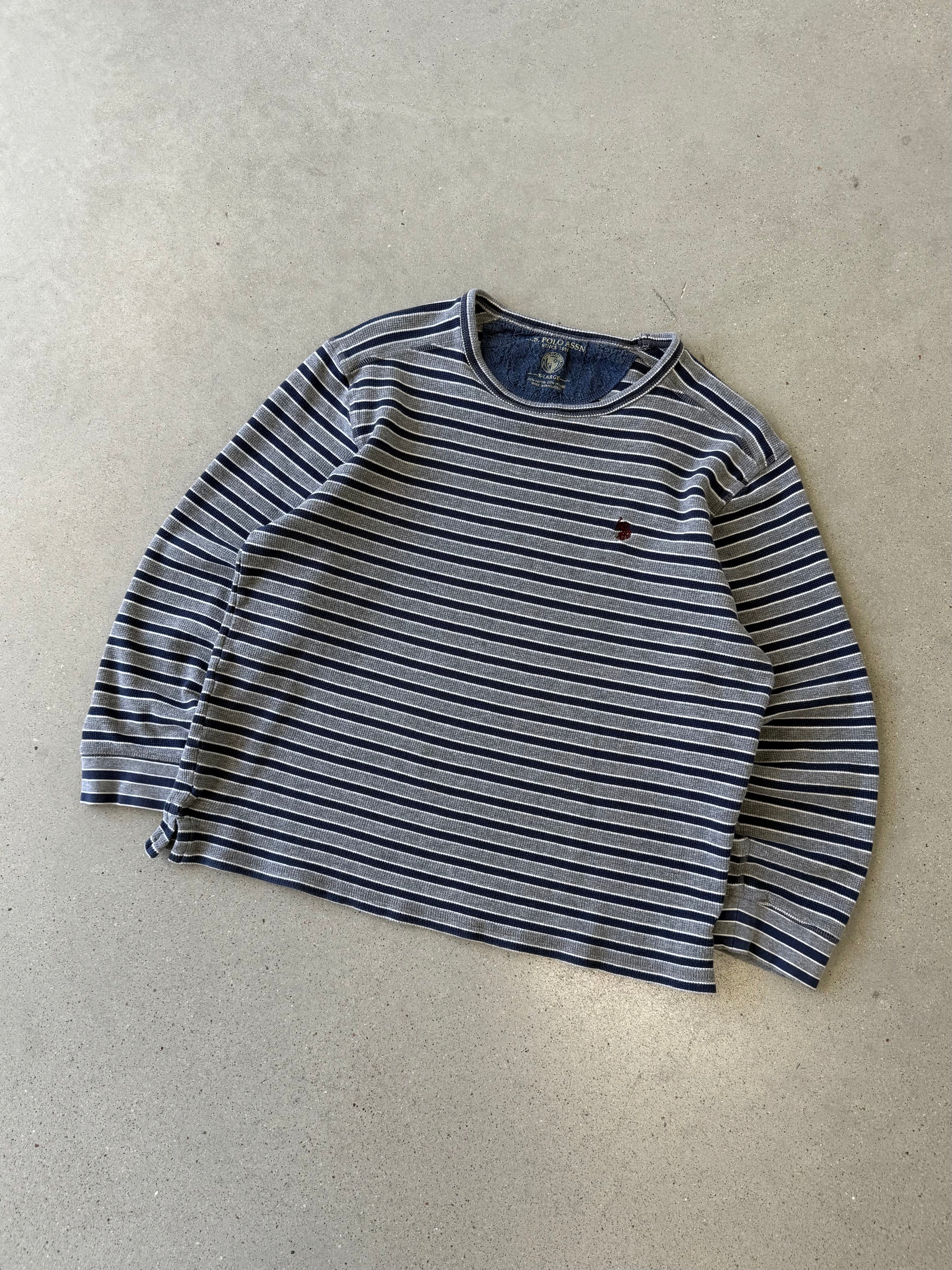 Vintage U.S. Polo Assn Striped Long Sleeve - M